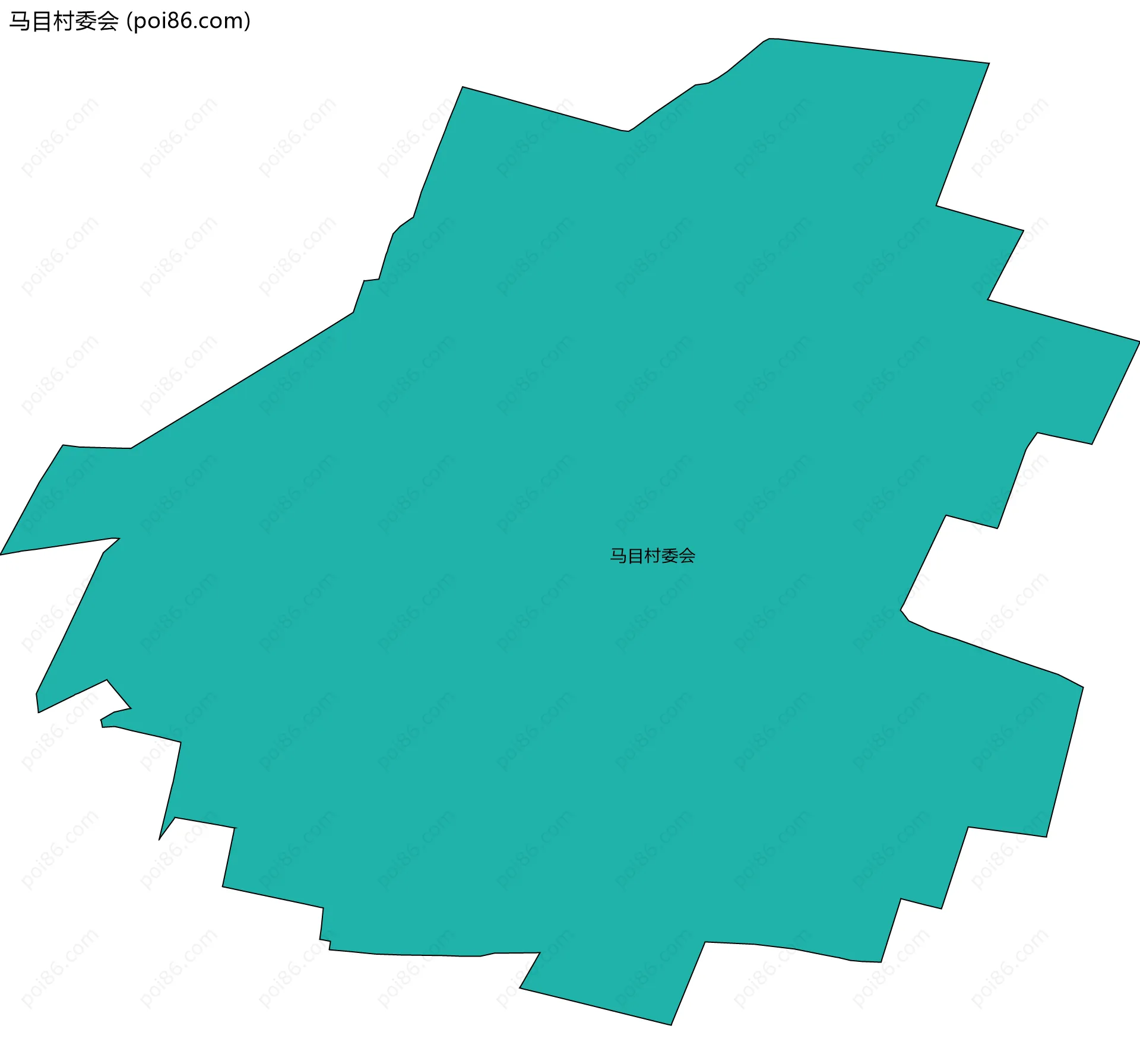 马目村委会边界地图