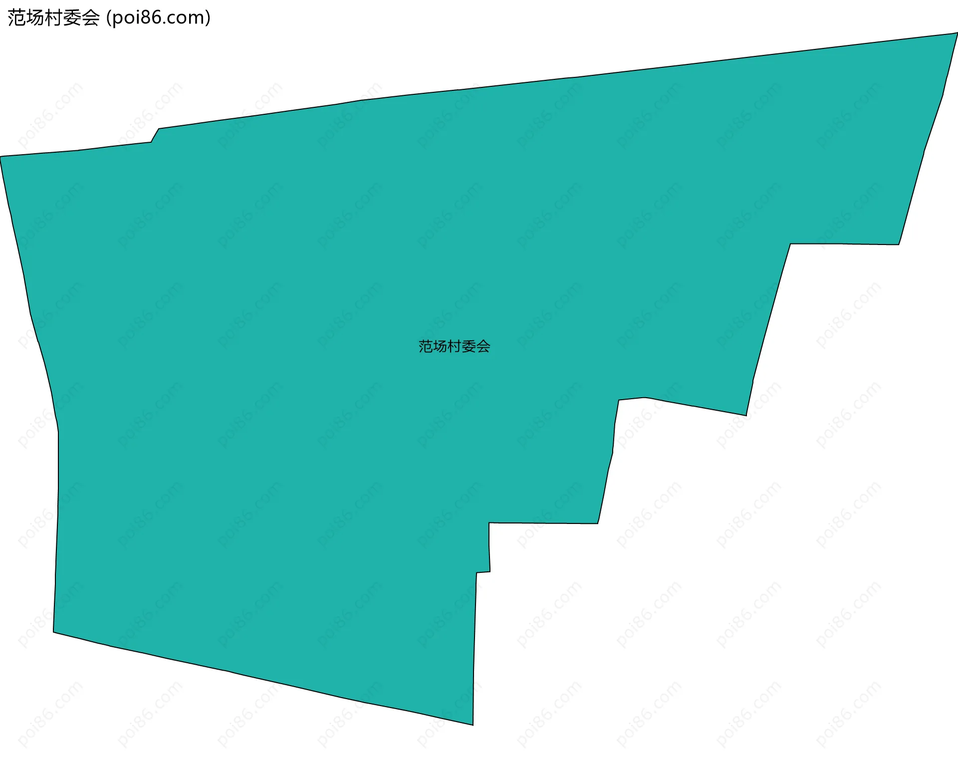 范场村委会边界地图