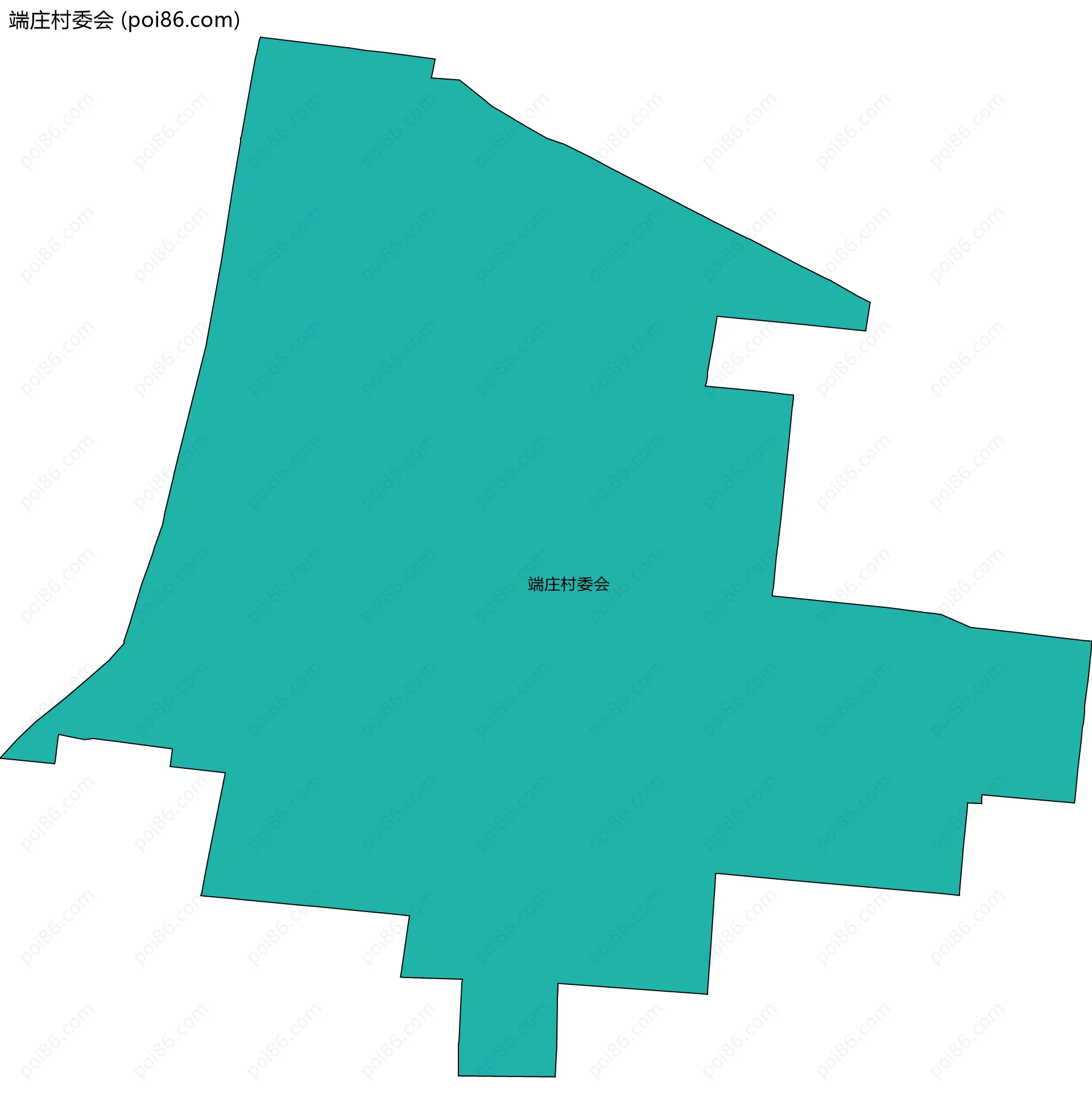 端庄村委会边界地图