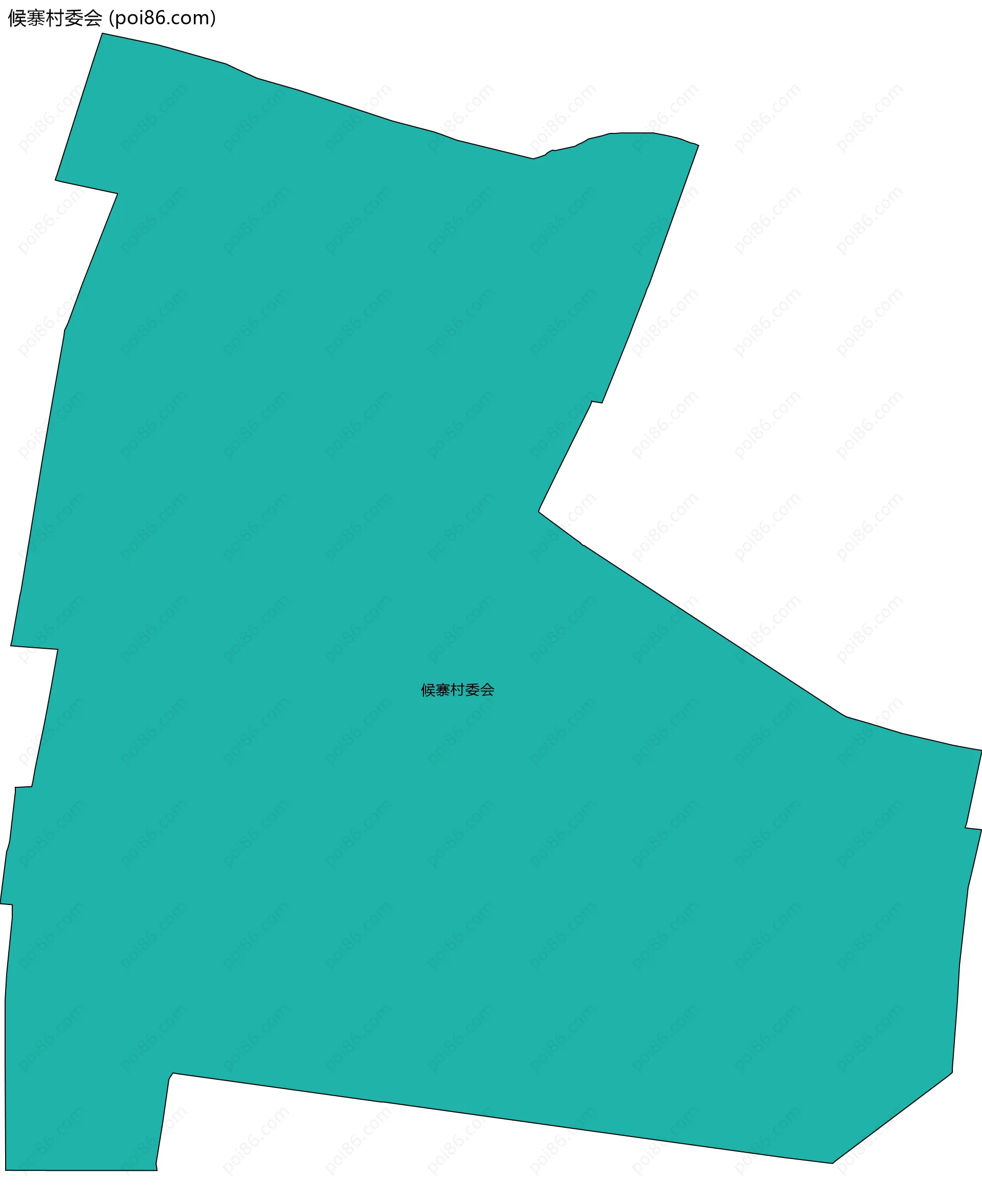 候寨村委会边界地图