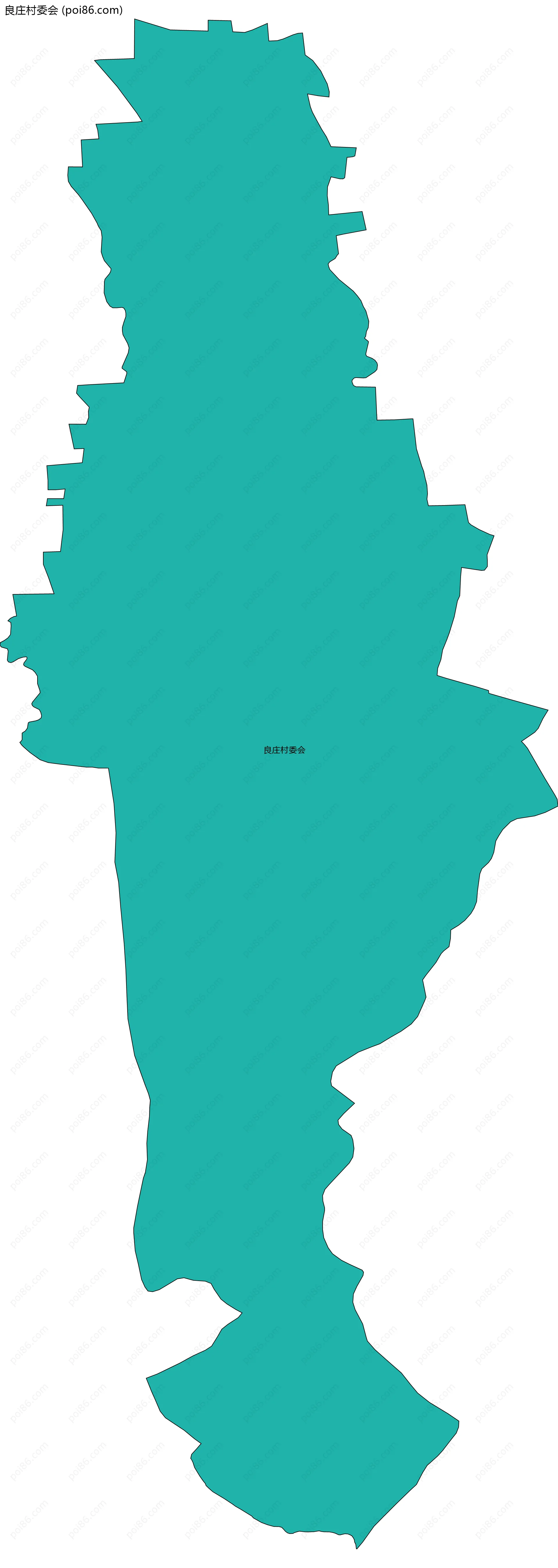 良庄村委会边界地图