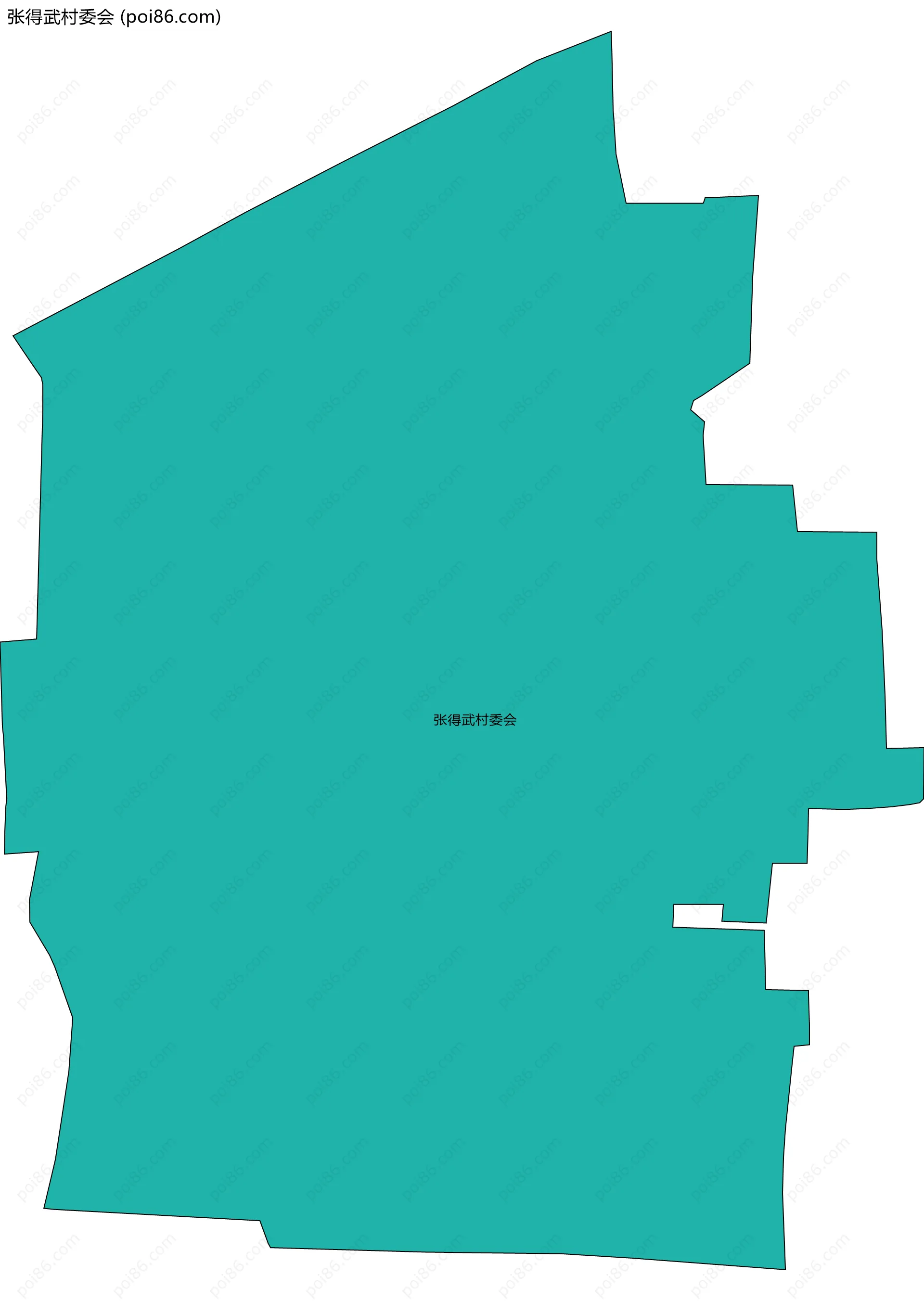 张得武村委会边界地图