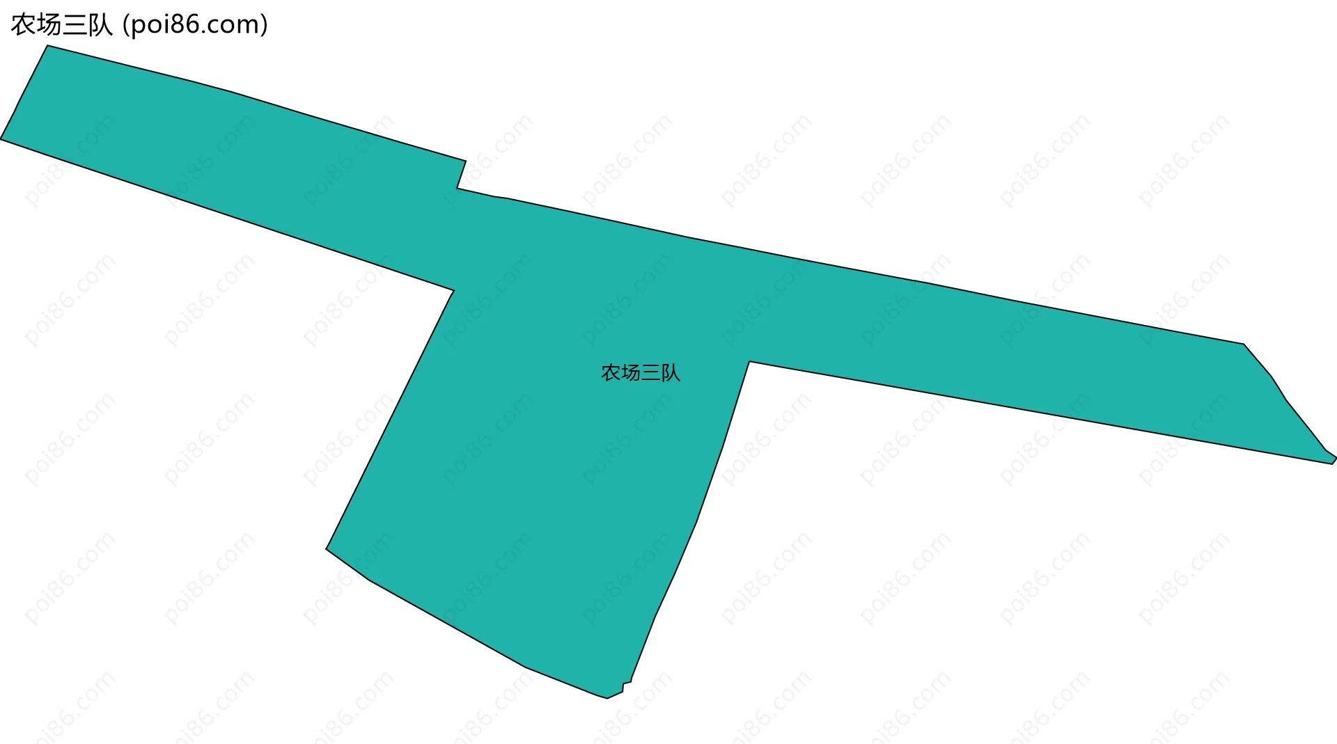 农场三队边界地图