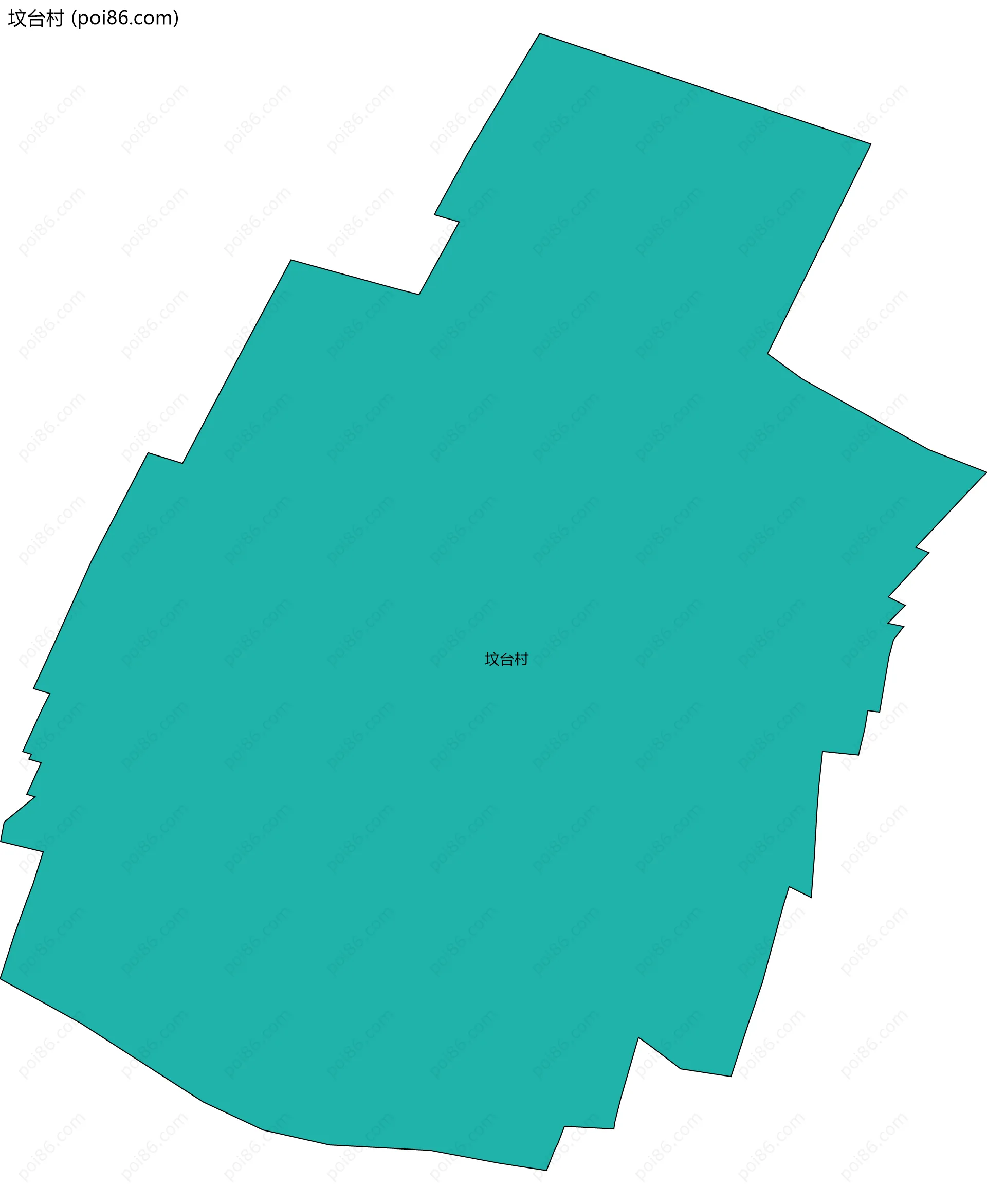 坟台村边界地图