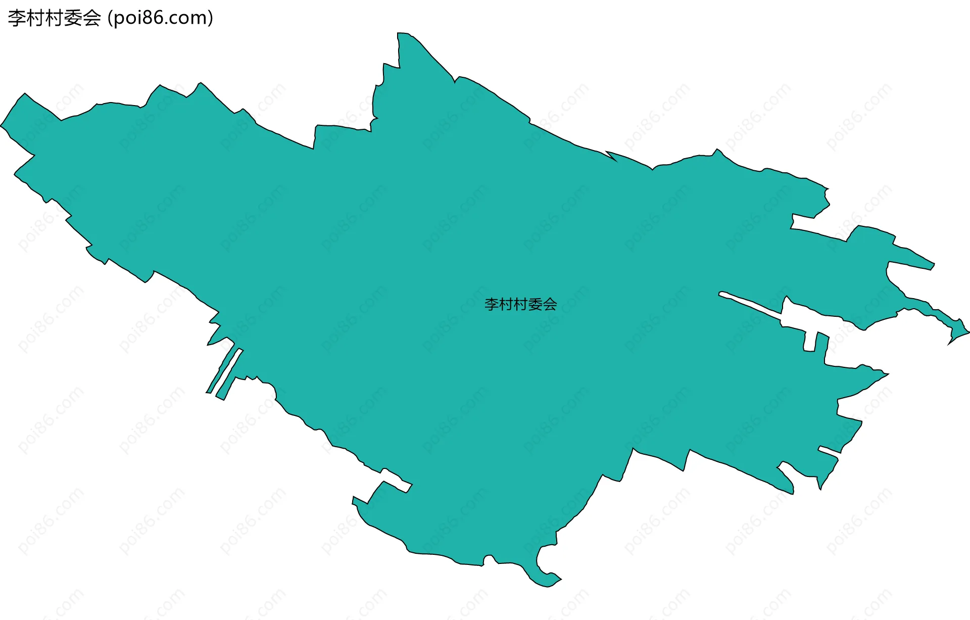 李村村委会边界地图
