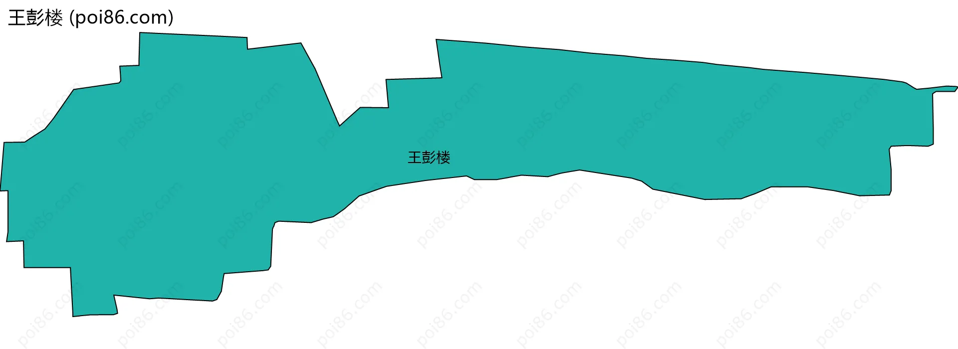 王彭楼边界地图