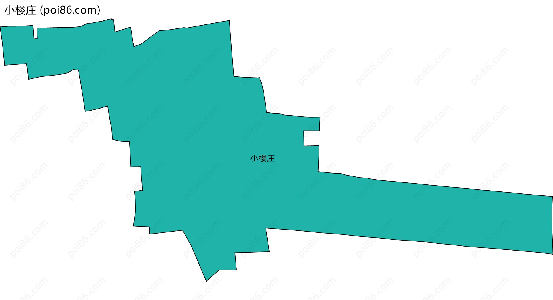 小楼庄边界地图