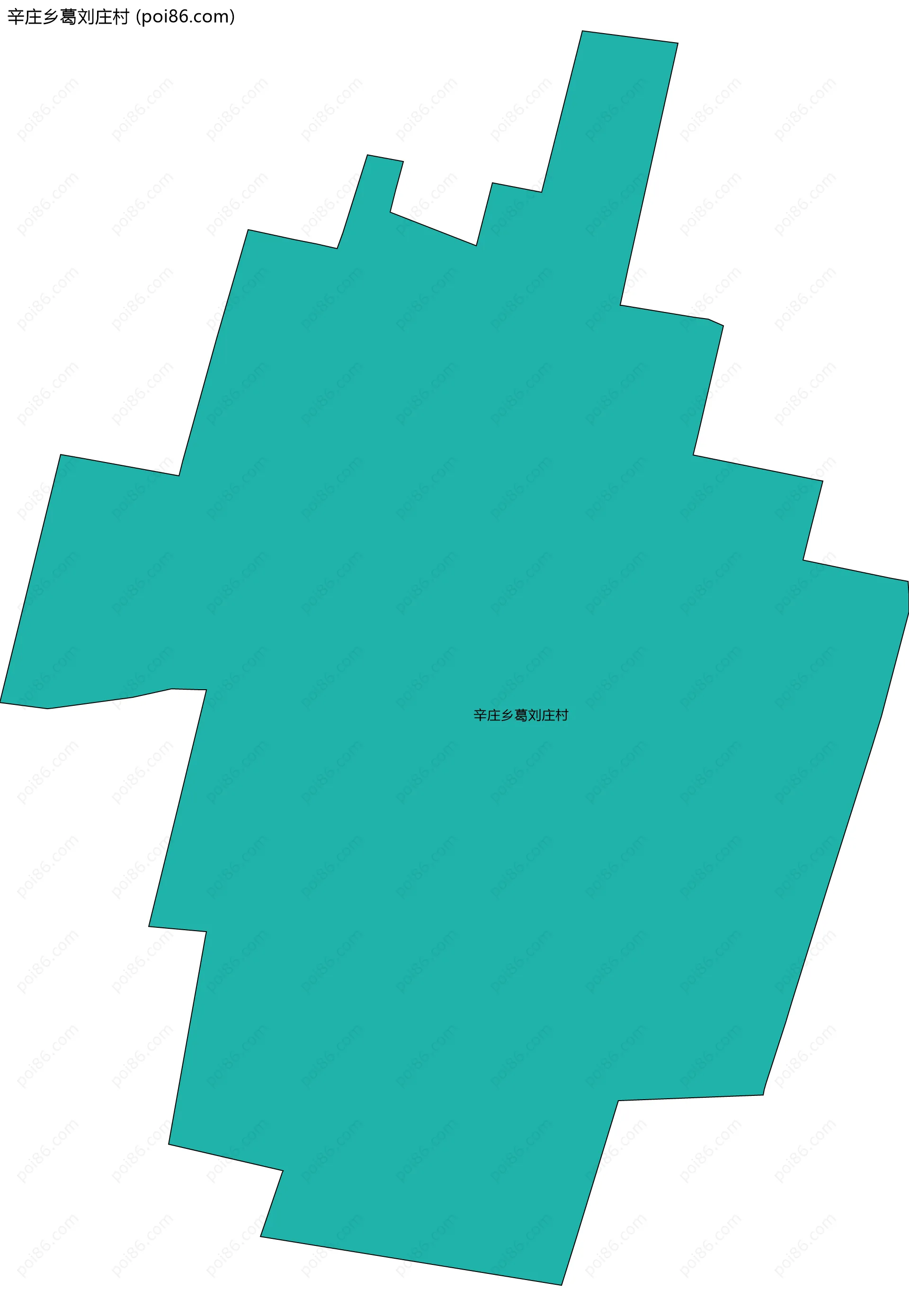 辛庄乡葛刘庄村边界地图