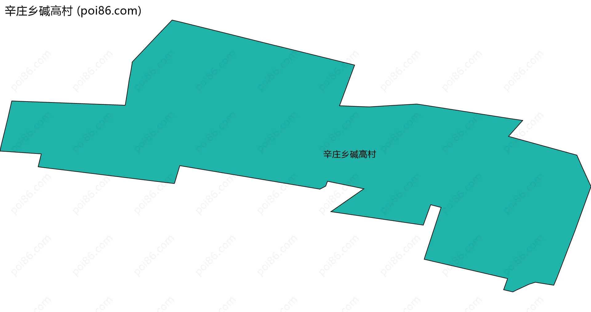 辛庄乡碱高村边界地图