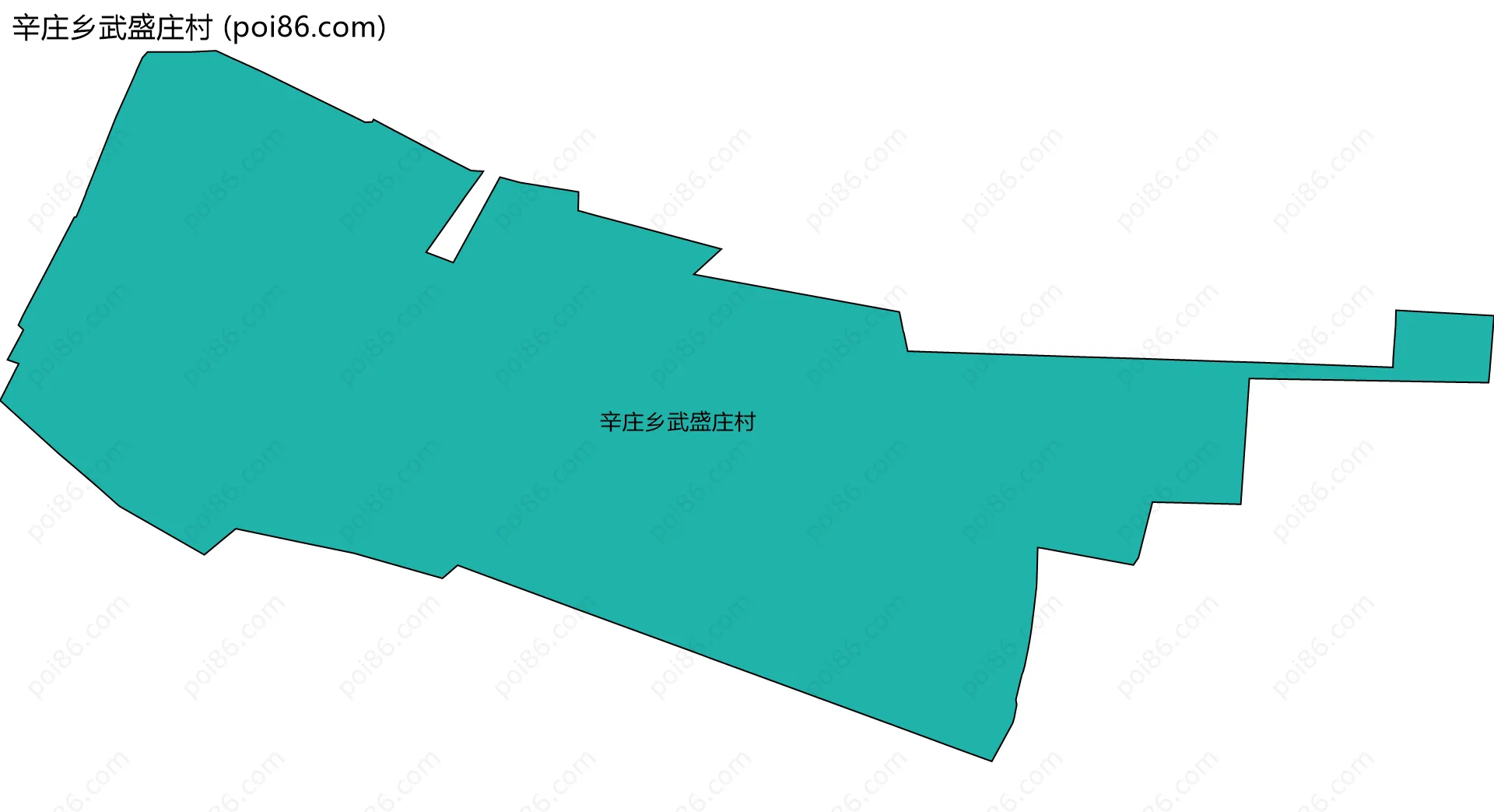 辛庄乡武盛庄村边界地图