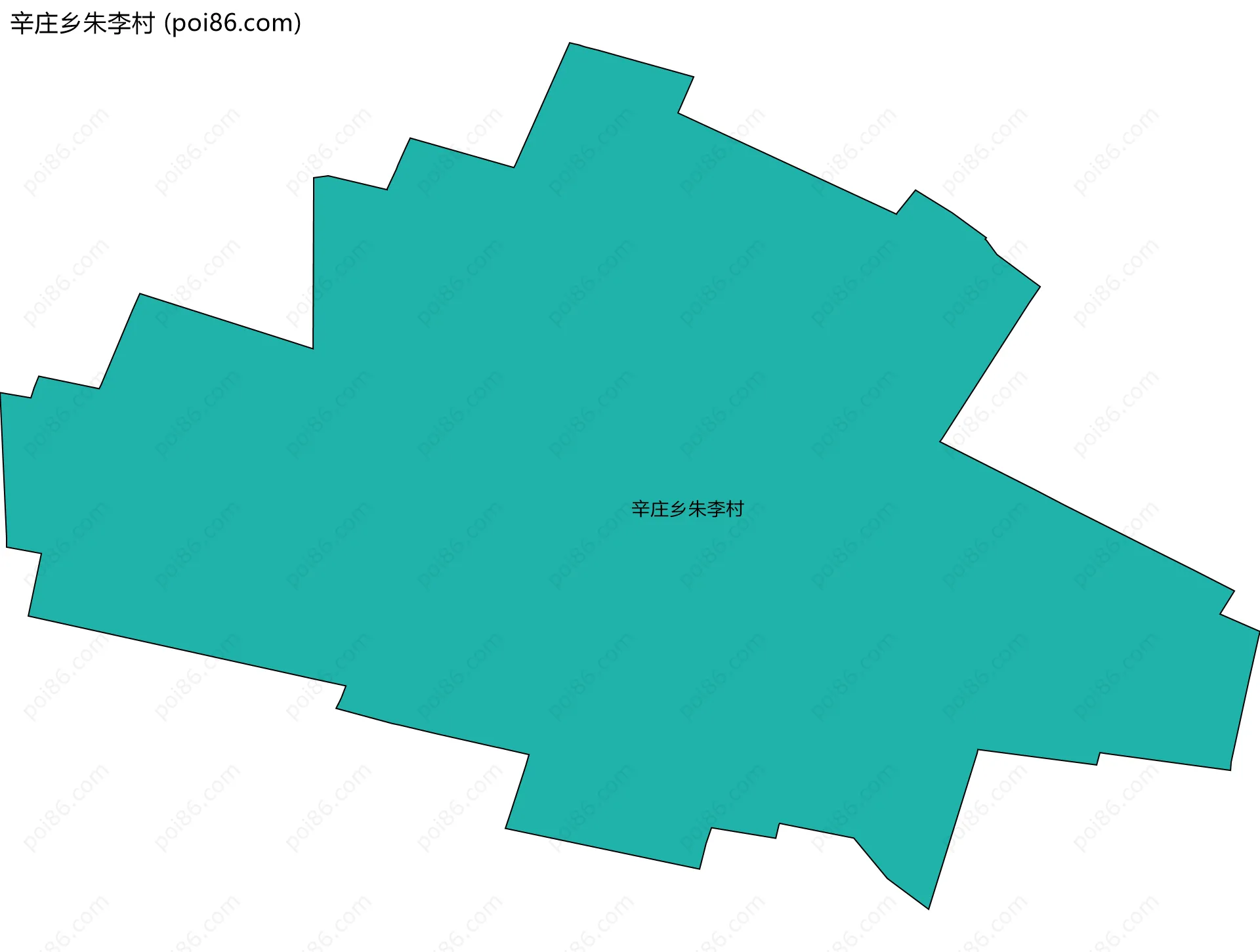 辛庄乡朱李村边界地图