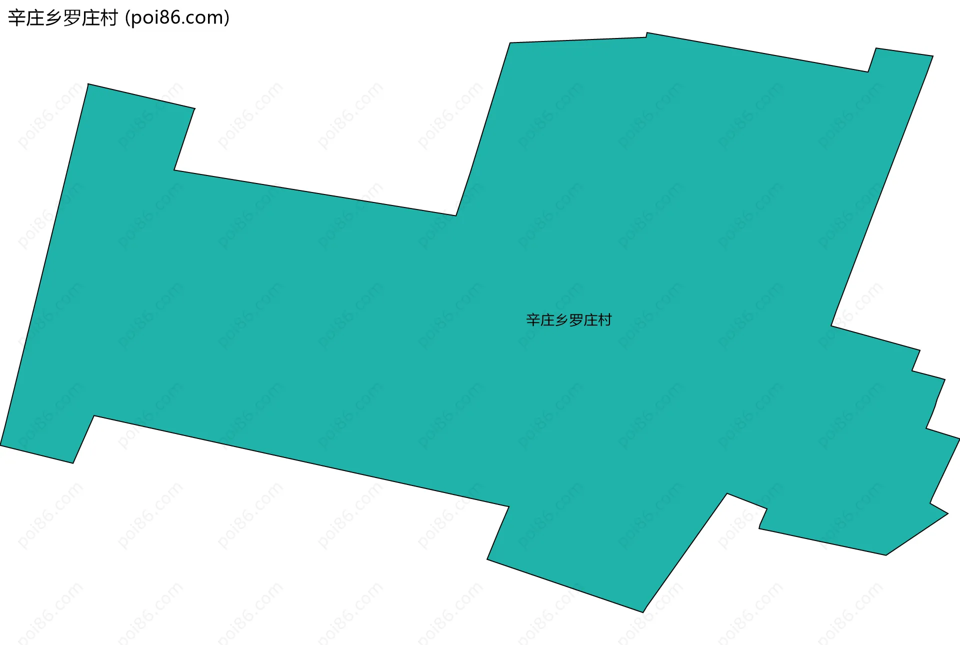 辛庄乡罗庄村边界地图