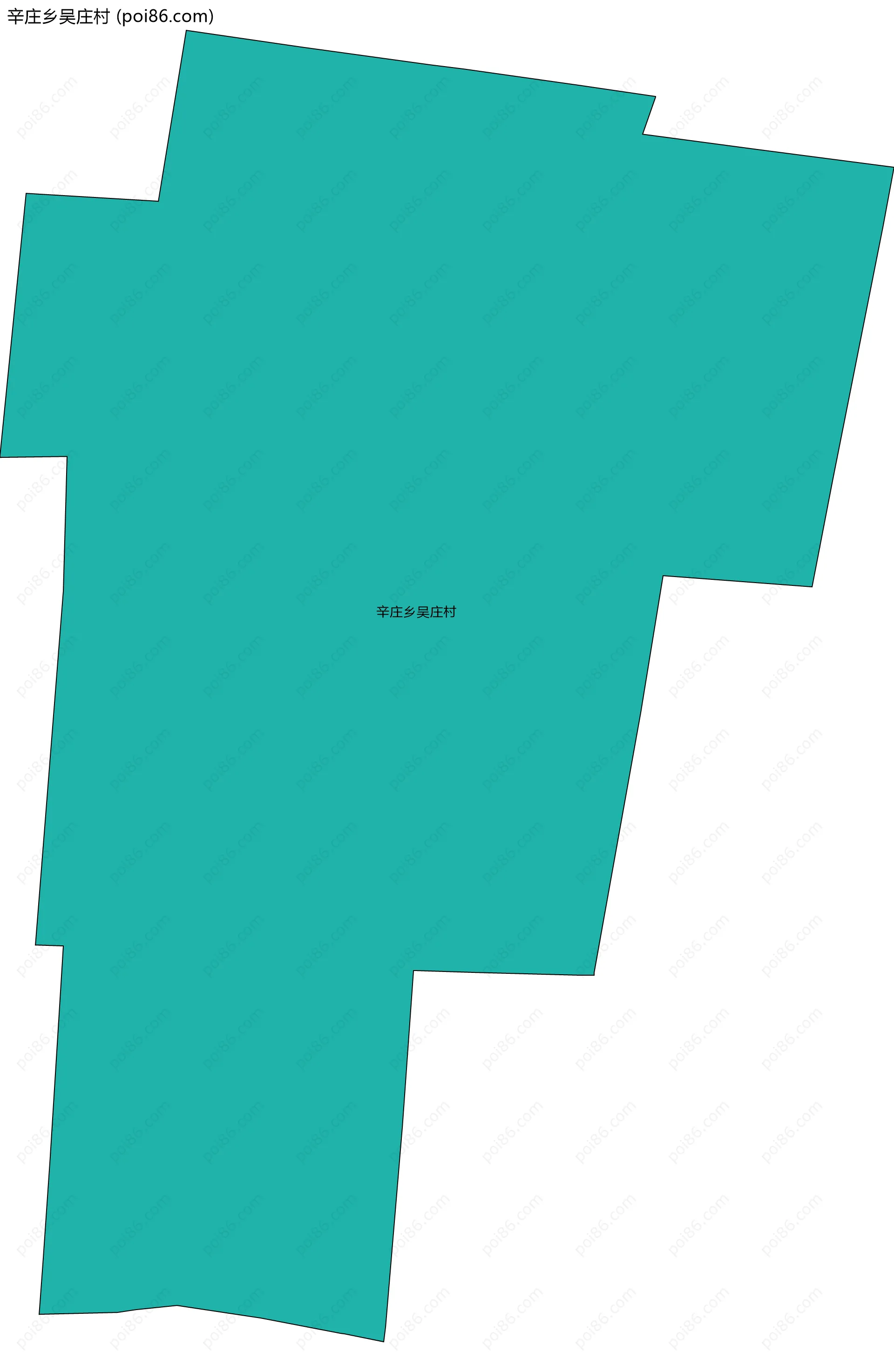 辛庄乡吴庄村边界地图