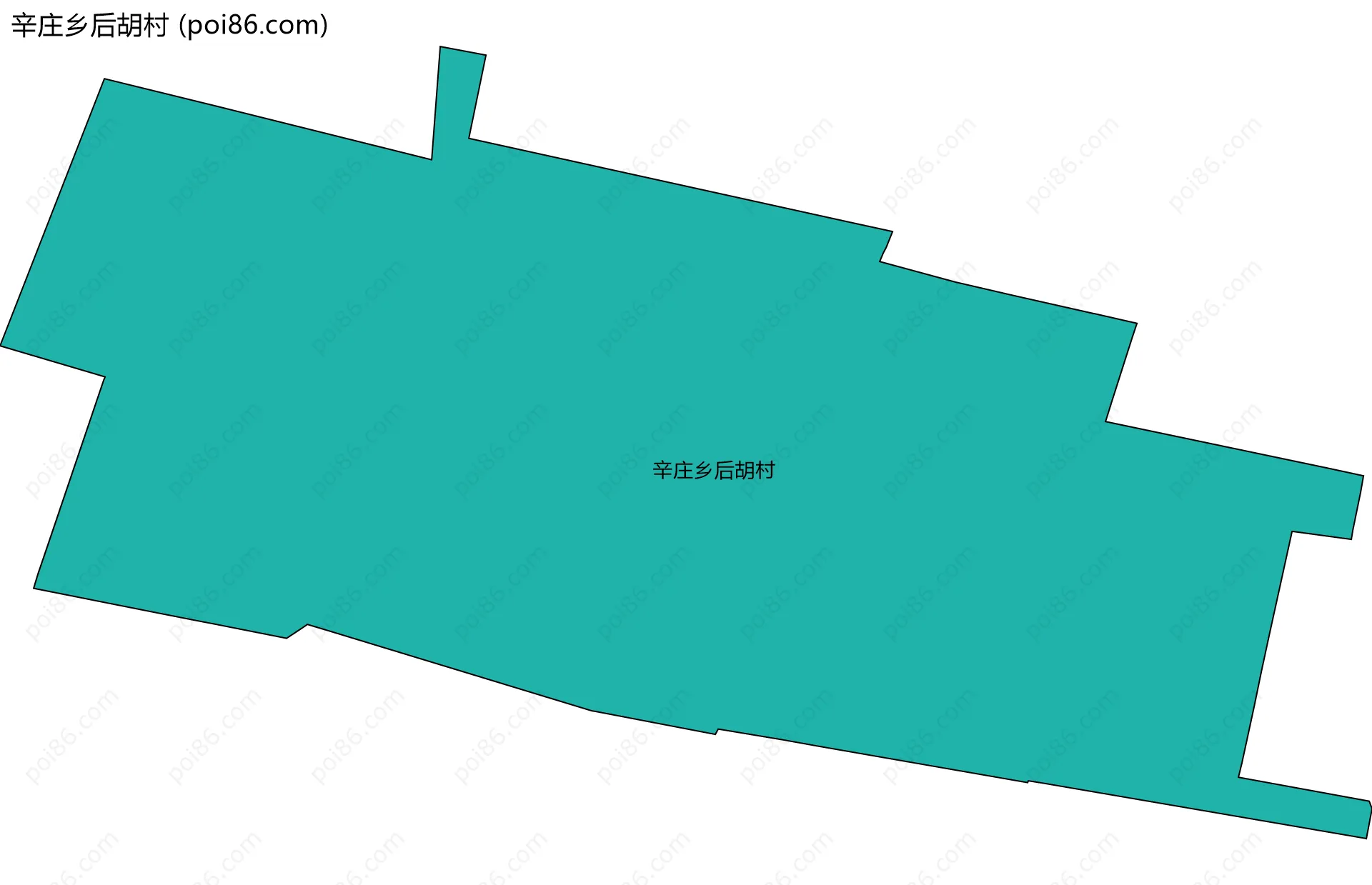 辛庄乡后胡村边界地图