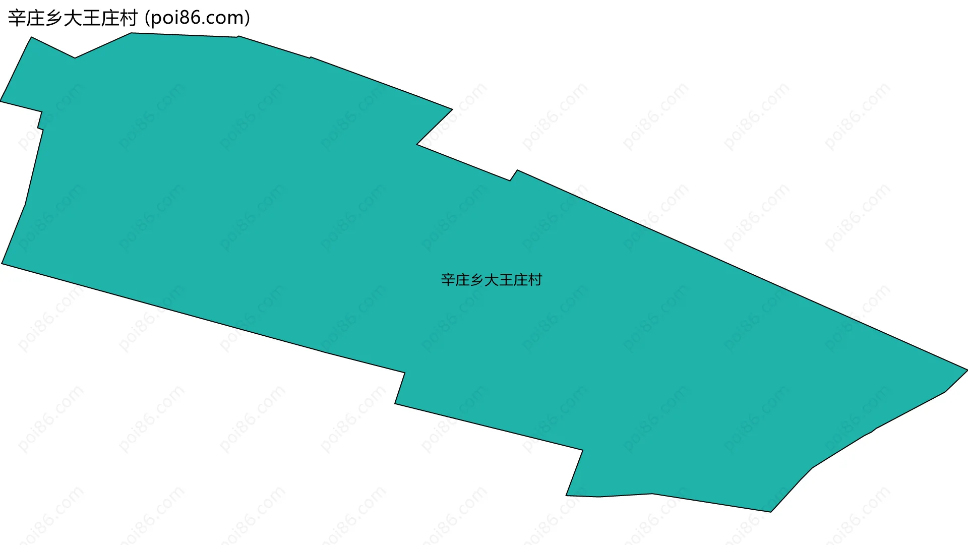 辛庄乡大王庄村边界地图