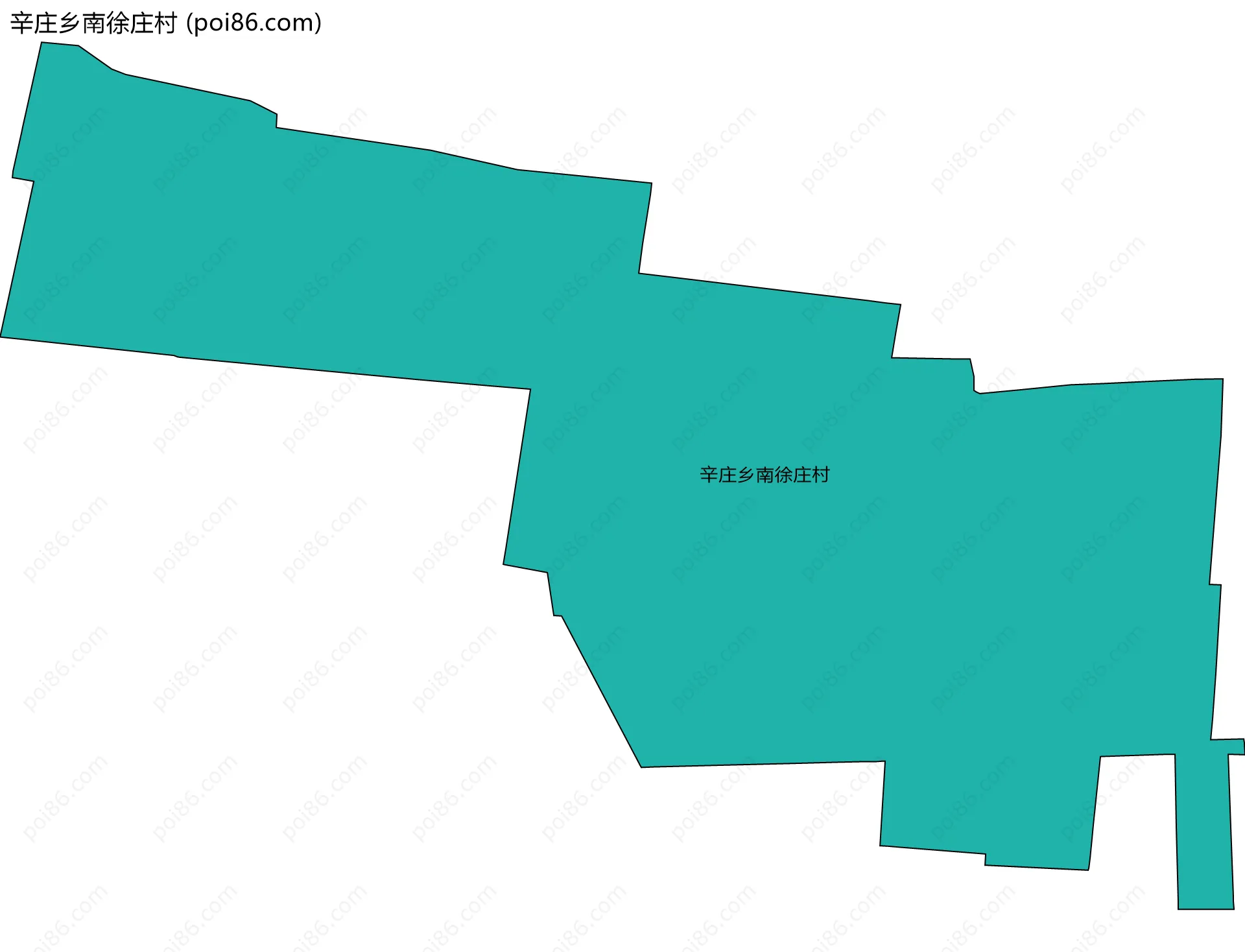 辛庄乡南徐庄村边界地图