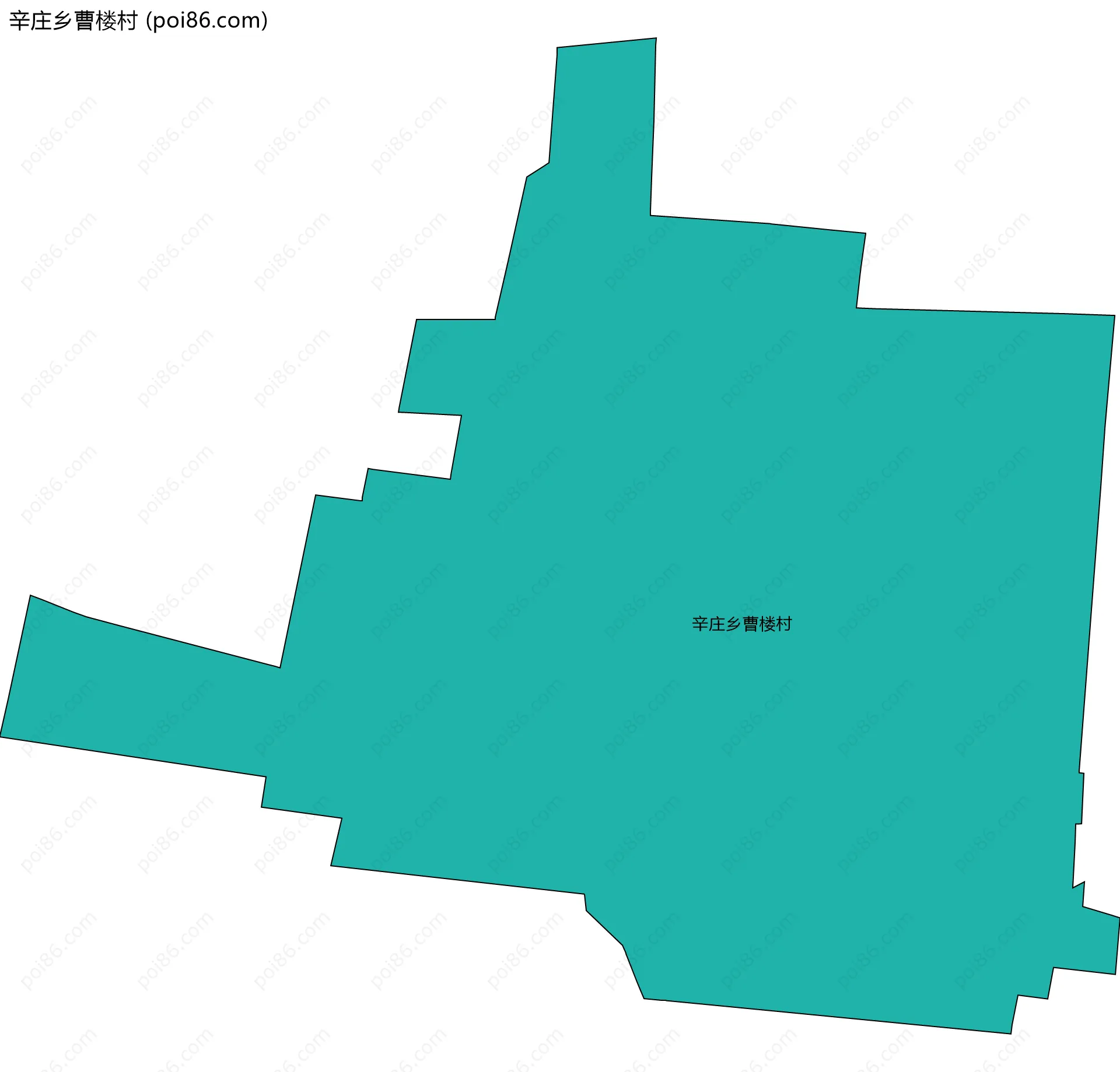 辛庄乡曹楼村边界地图