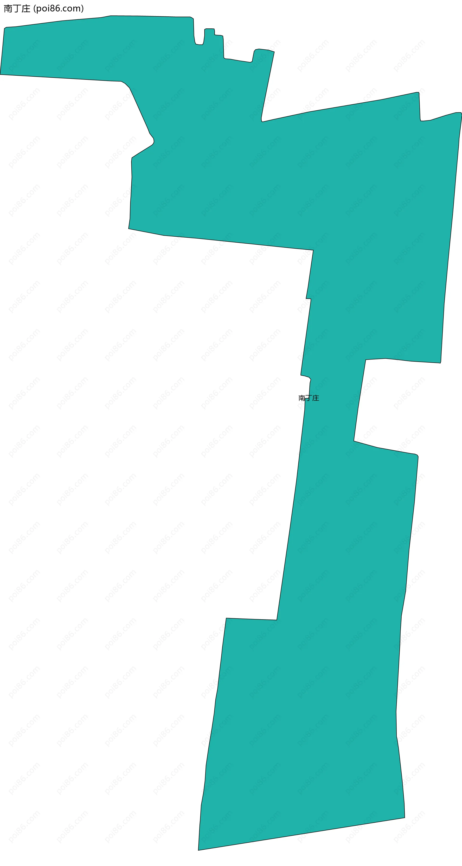 南丁庄边界地图