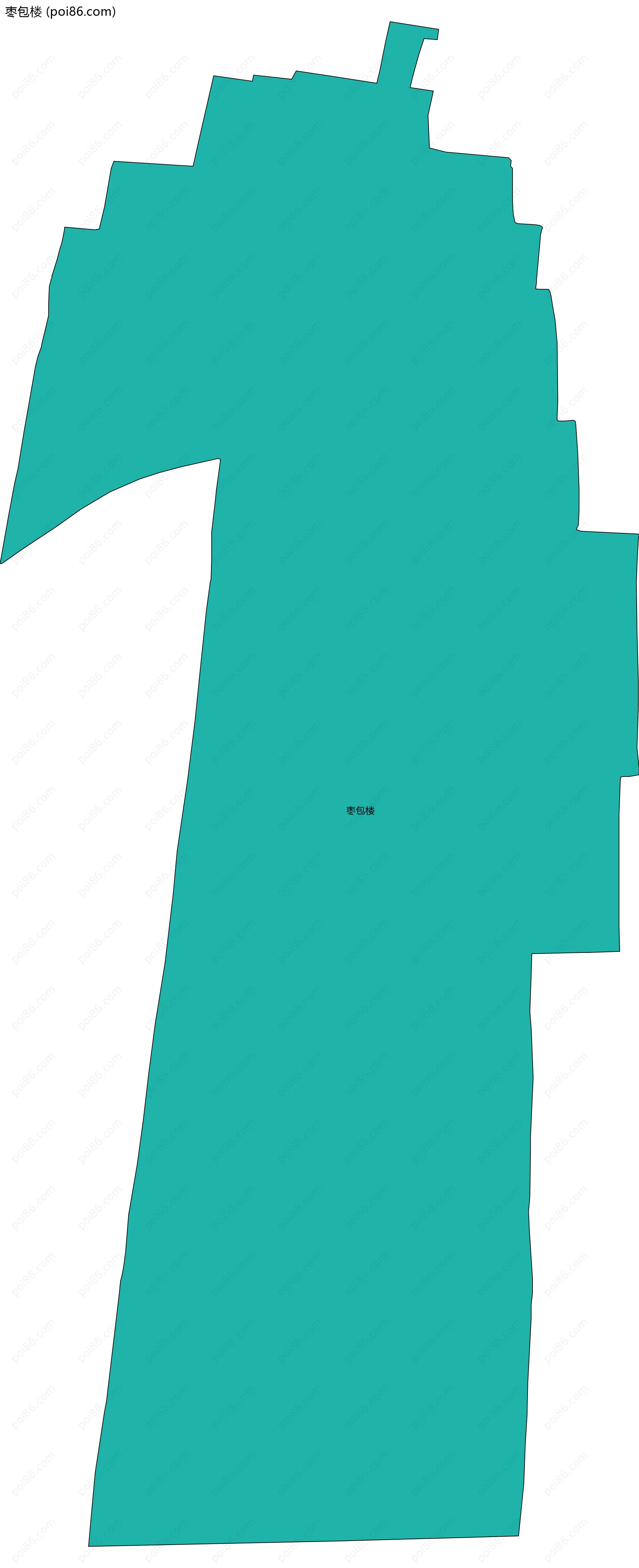 枣包楼边界地图