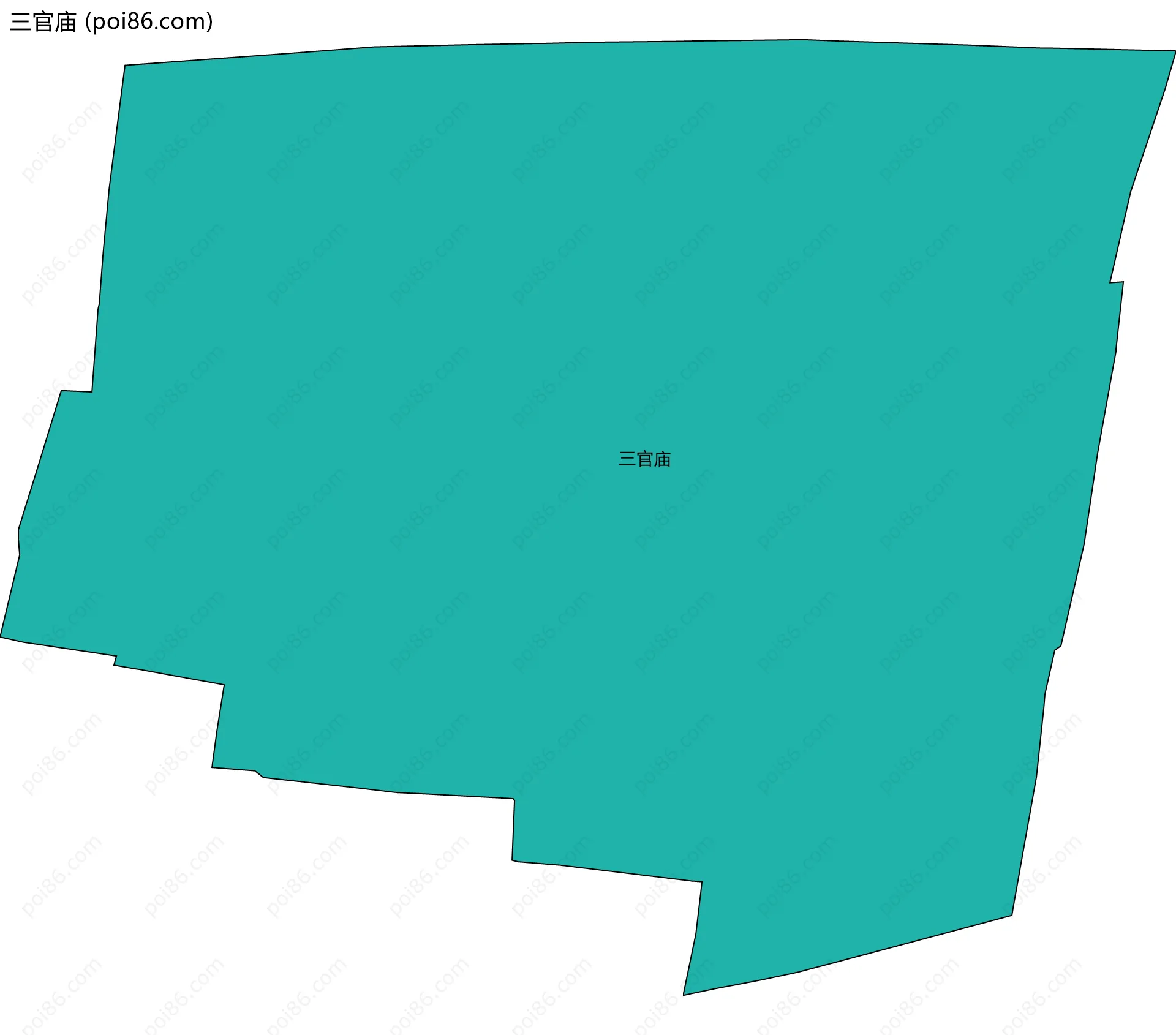 三官庙边界地图
