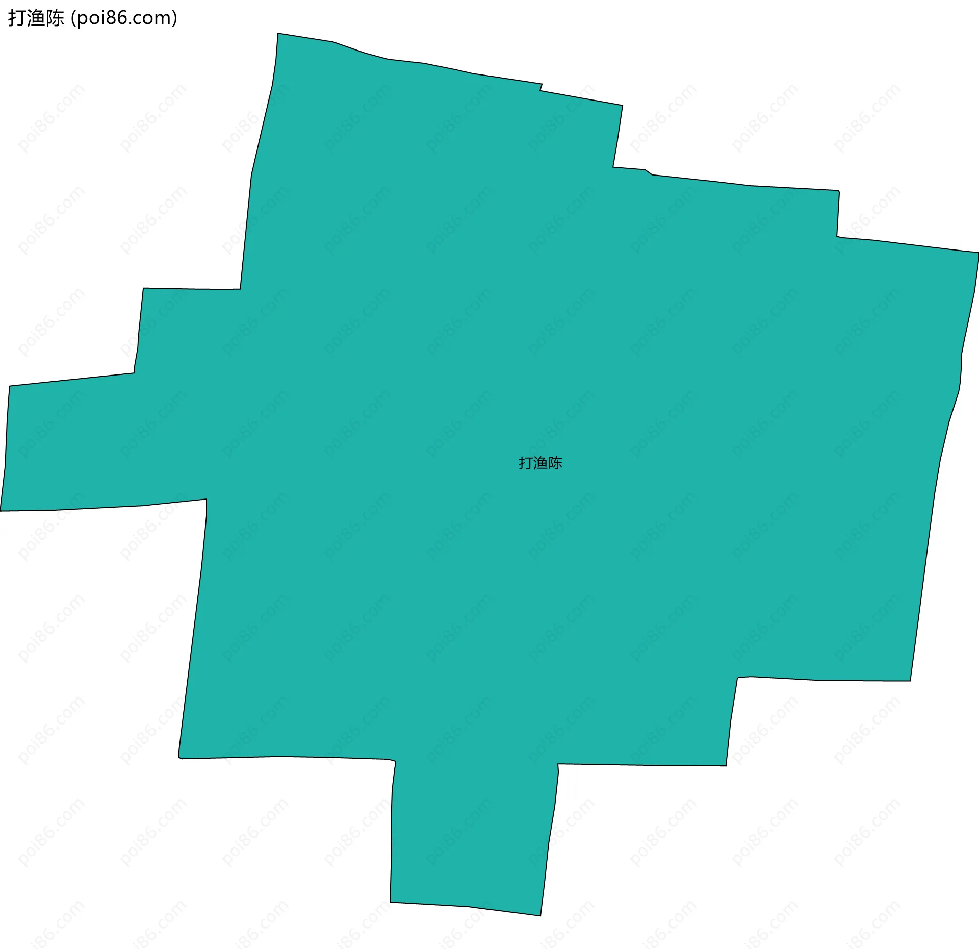 打渔陈边界地图