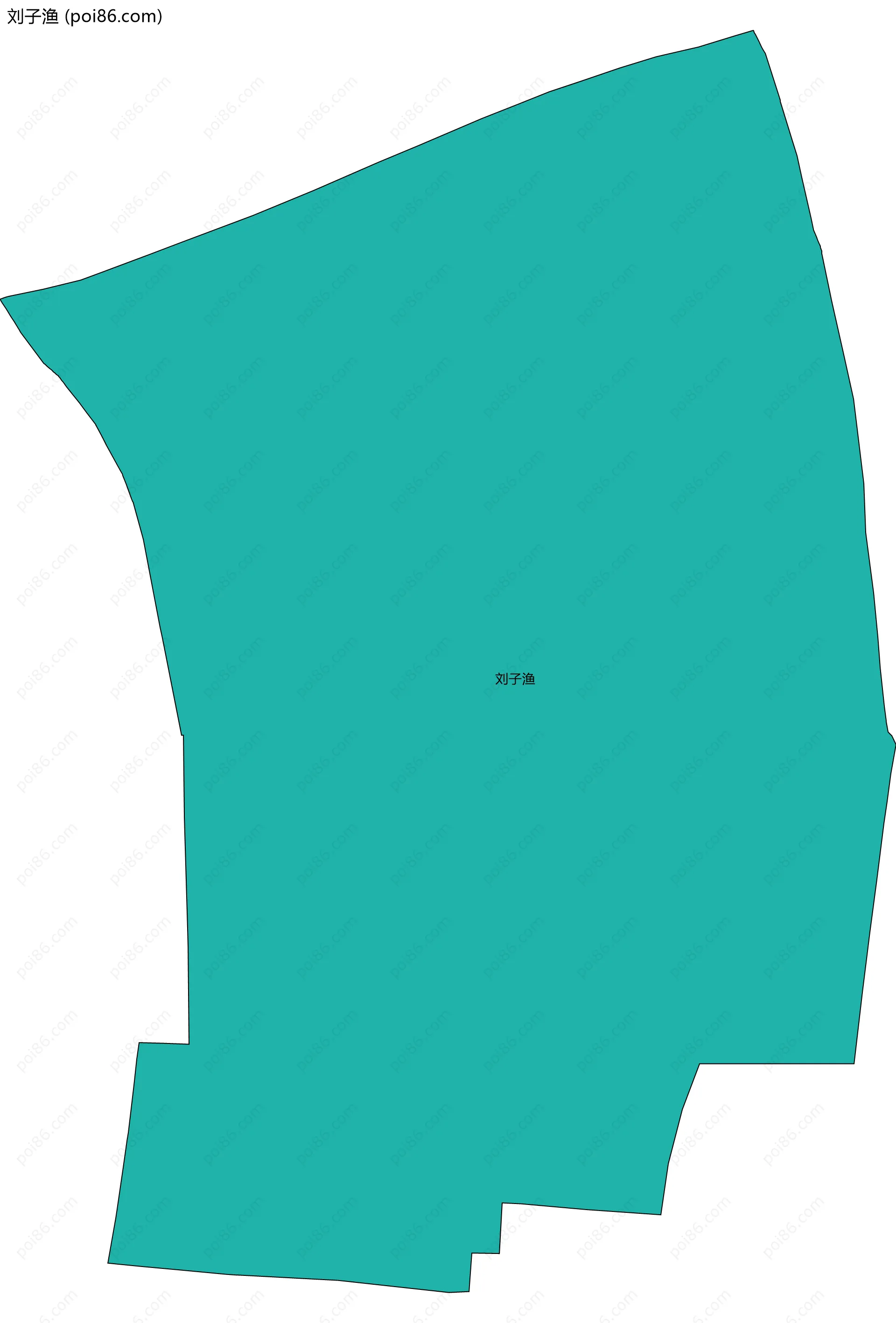 刘子渔边界地图