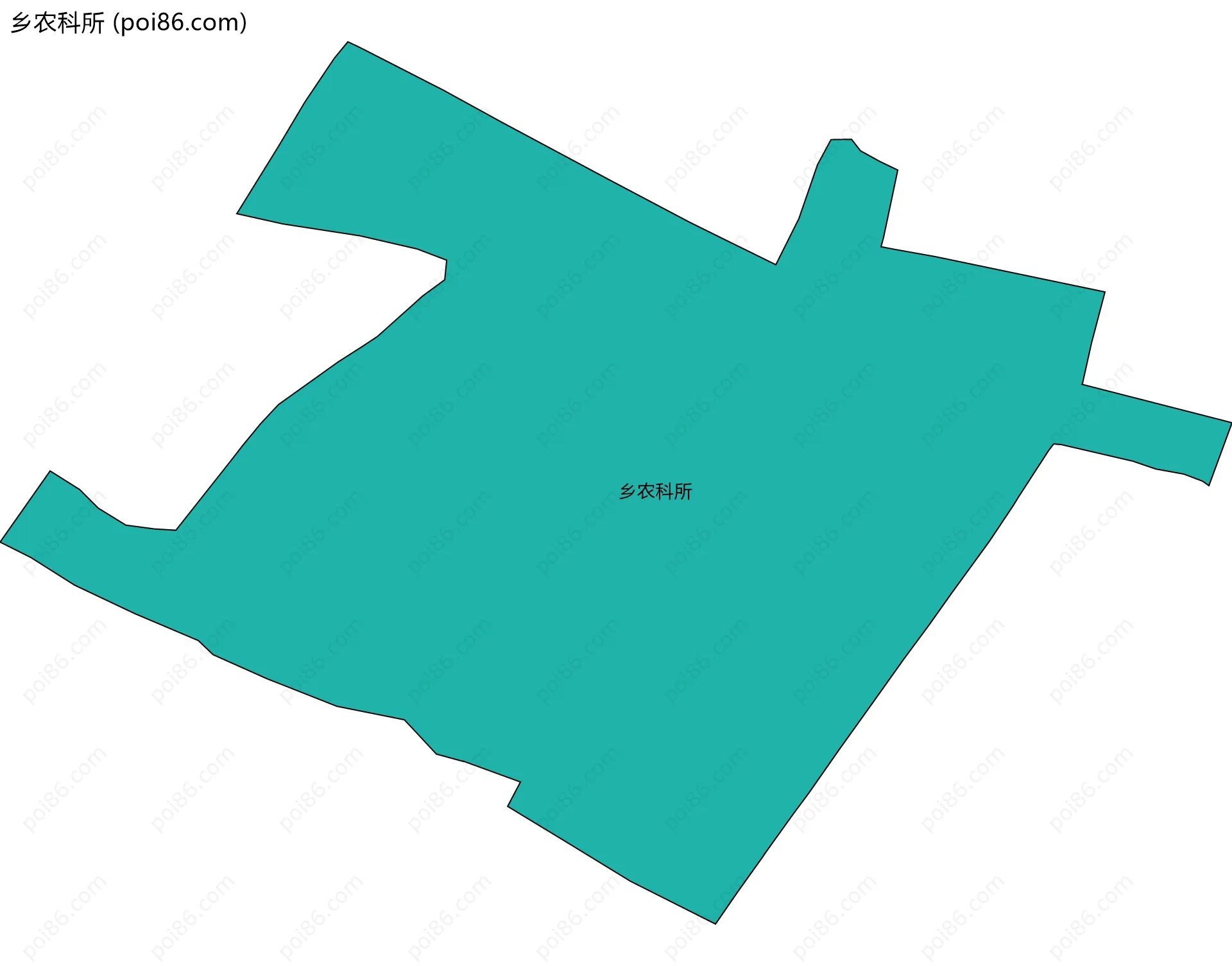 乡农科所边界地图