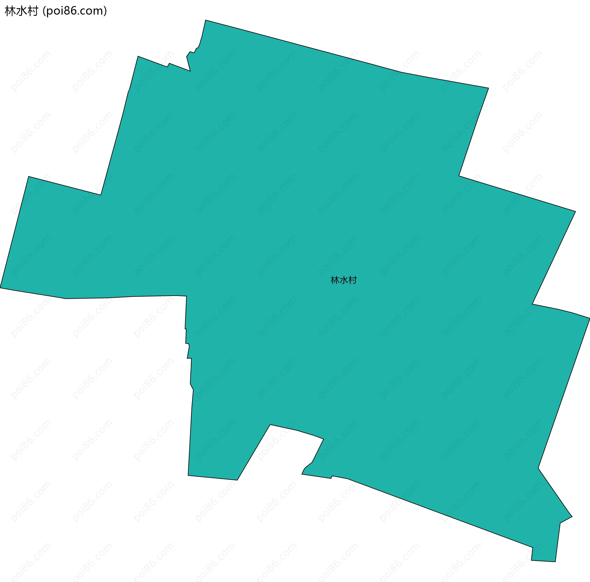 林水村边界地图