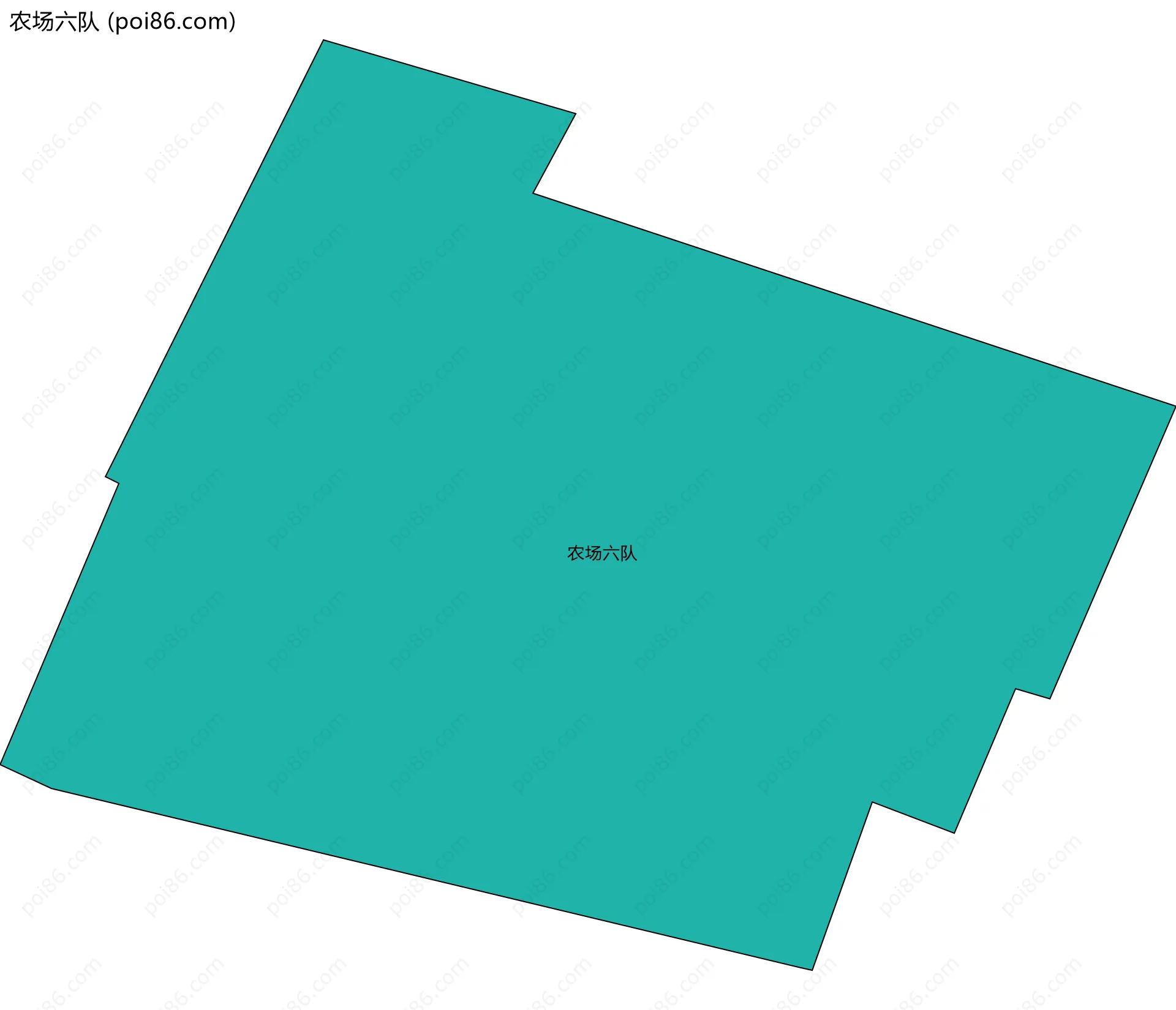 农场六队边界地图