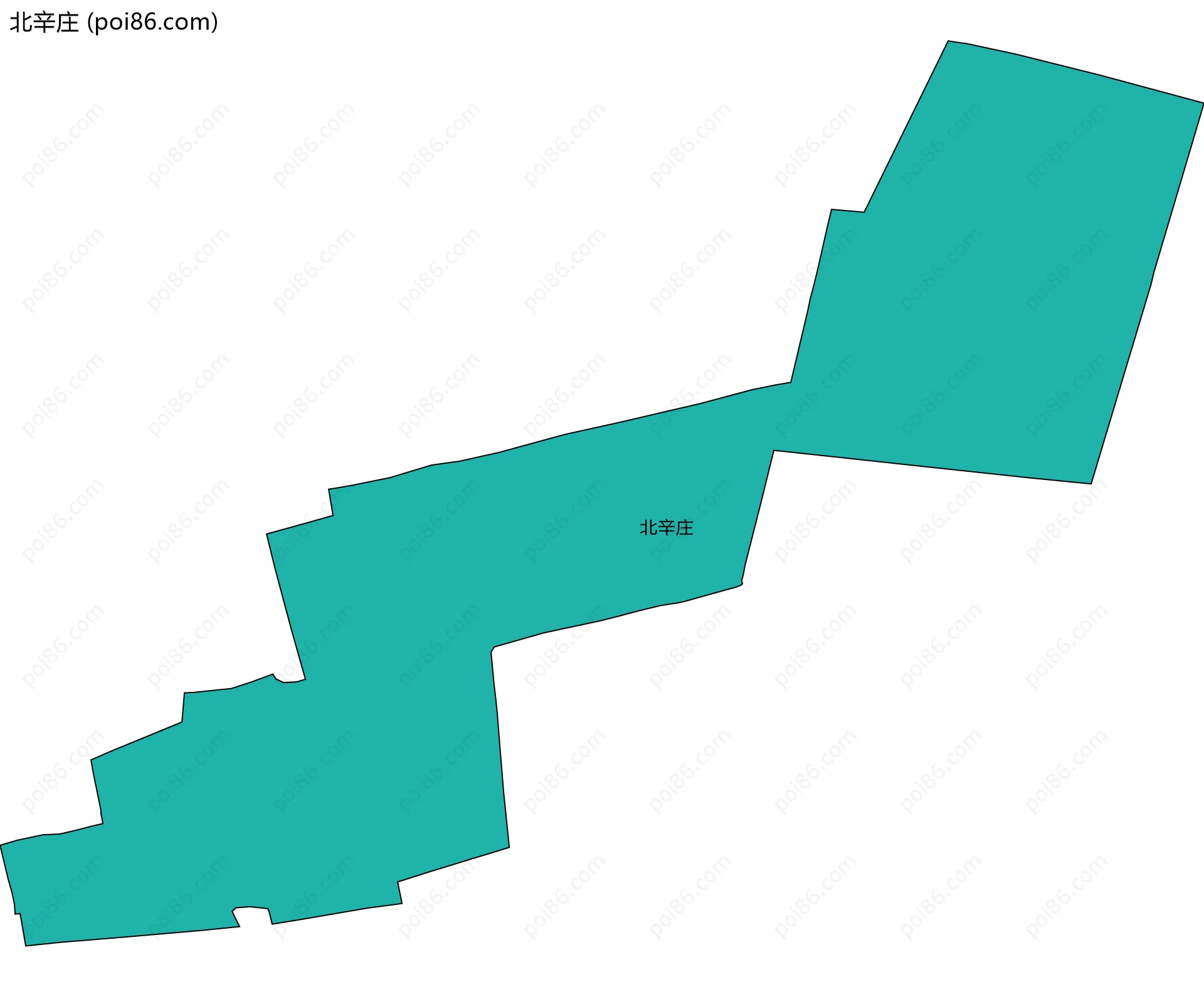 北辛庄边界地图