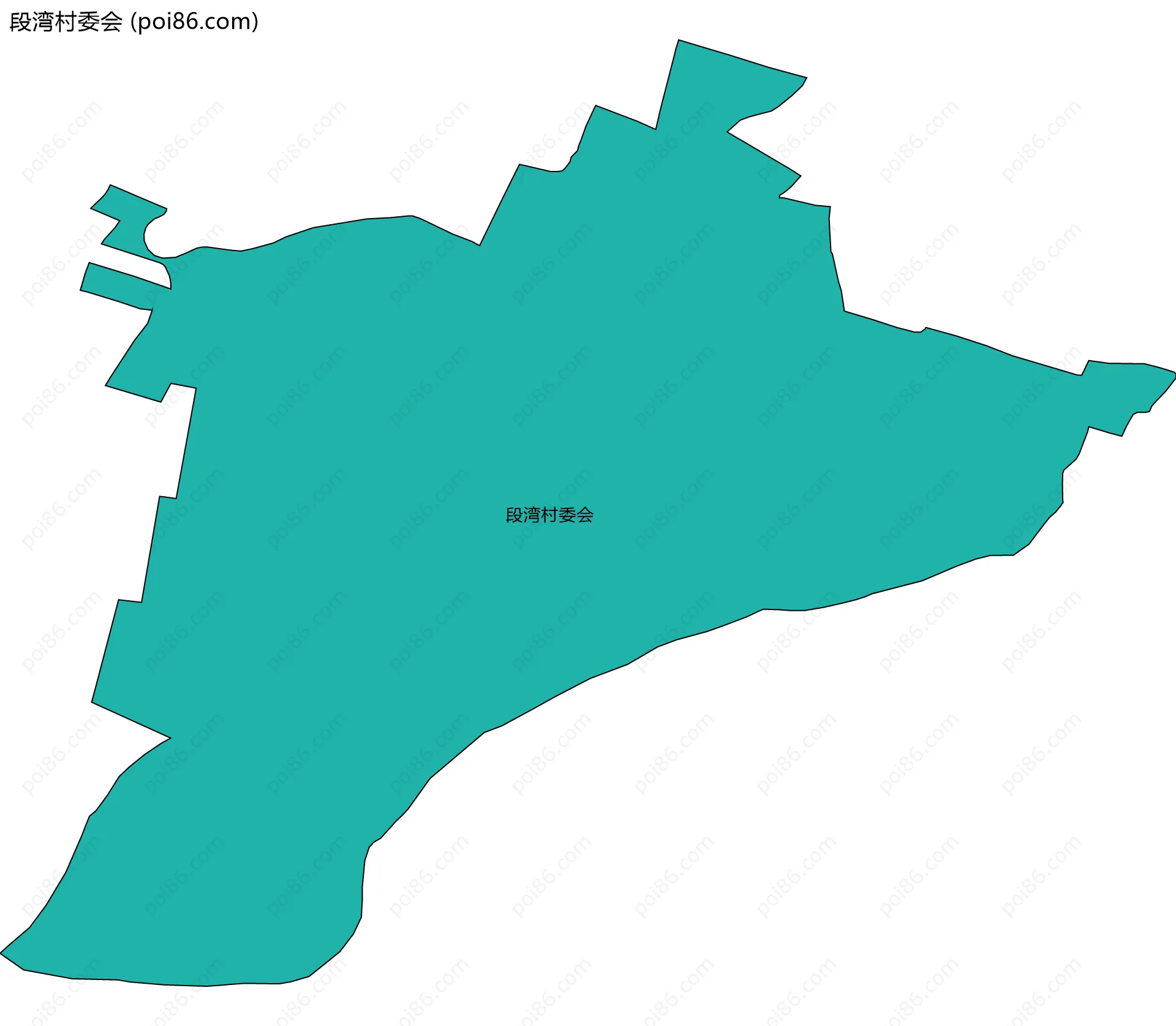 段湾村委会边界地图