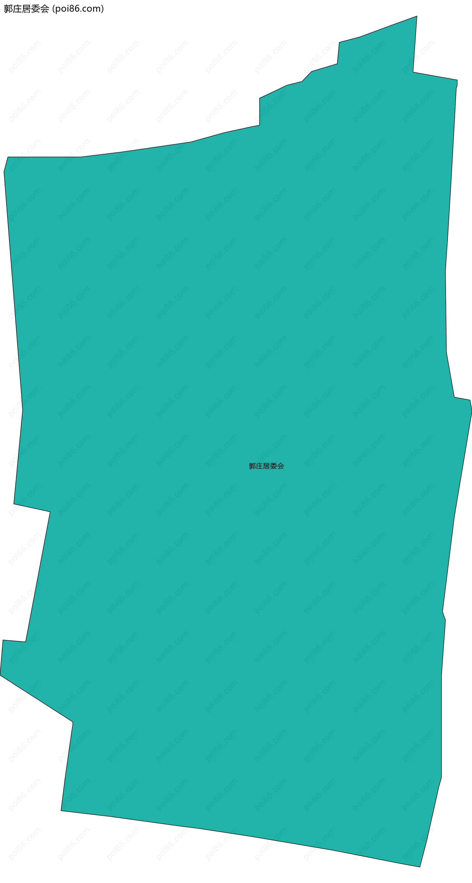 郭庄居委会边界地图