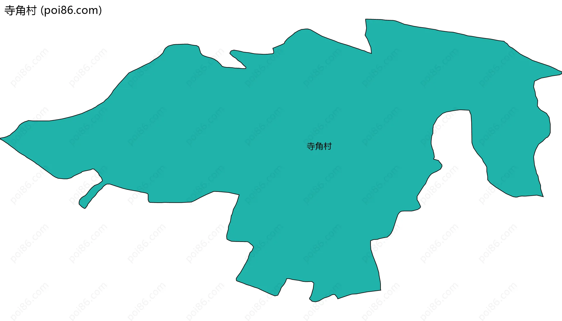 寺角村边界地图