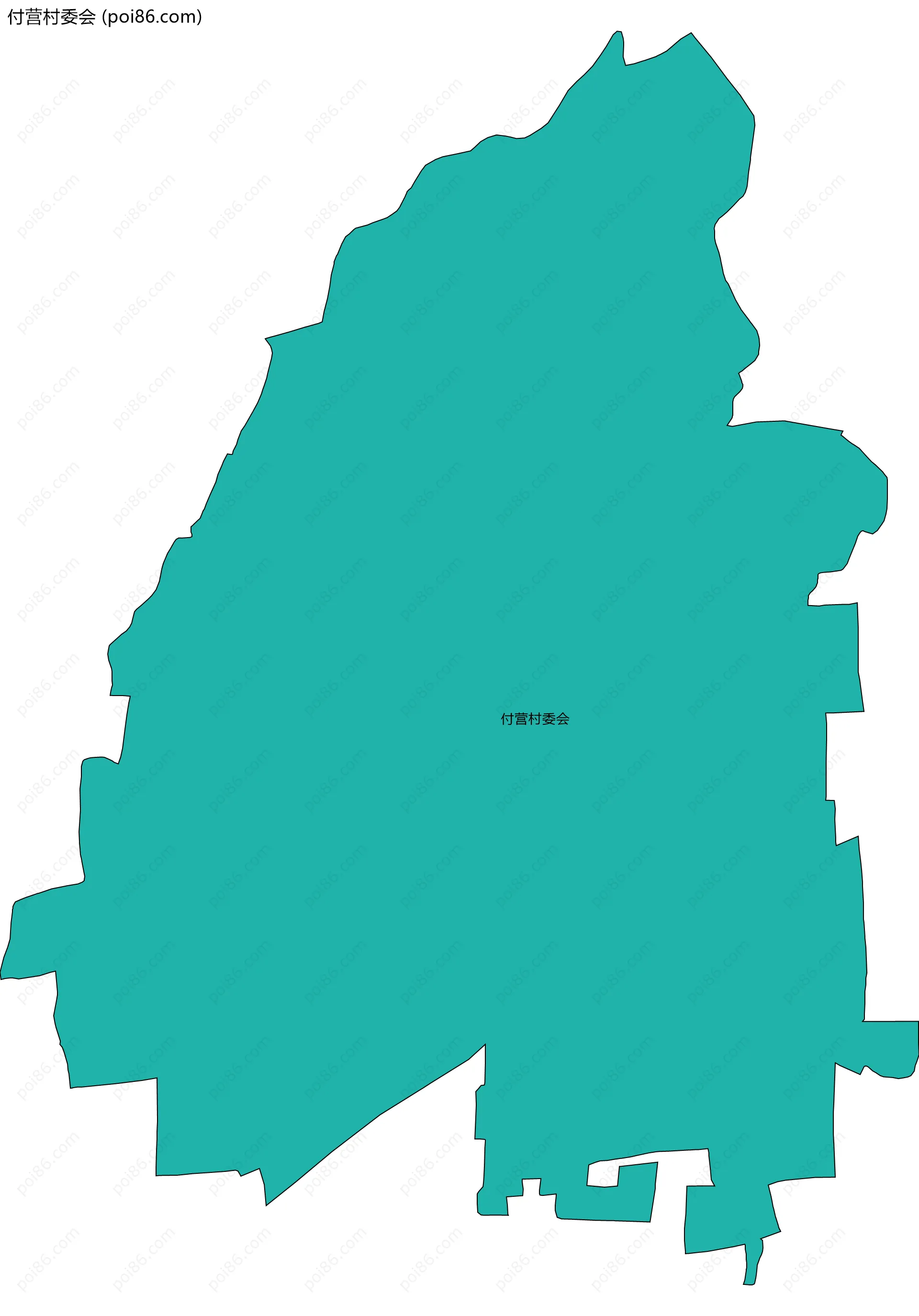 付营村委会边界地图
