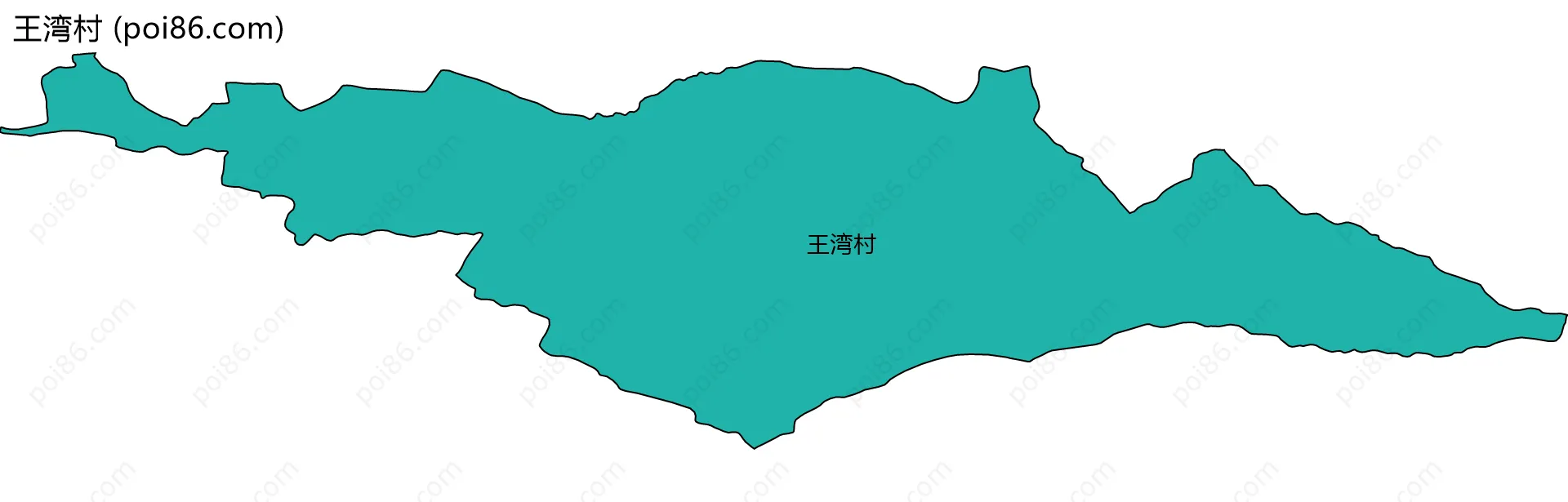 王湾村边界地图