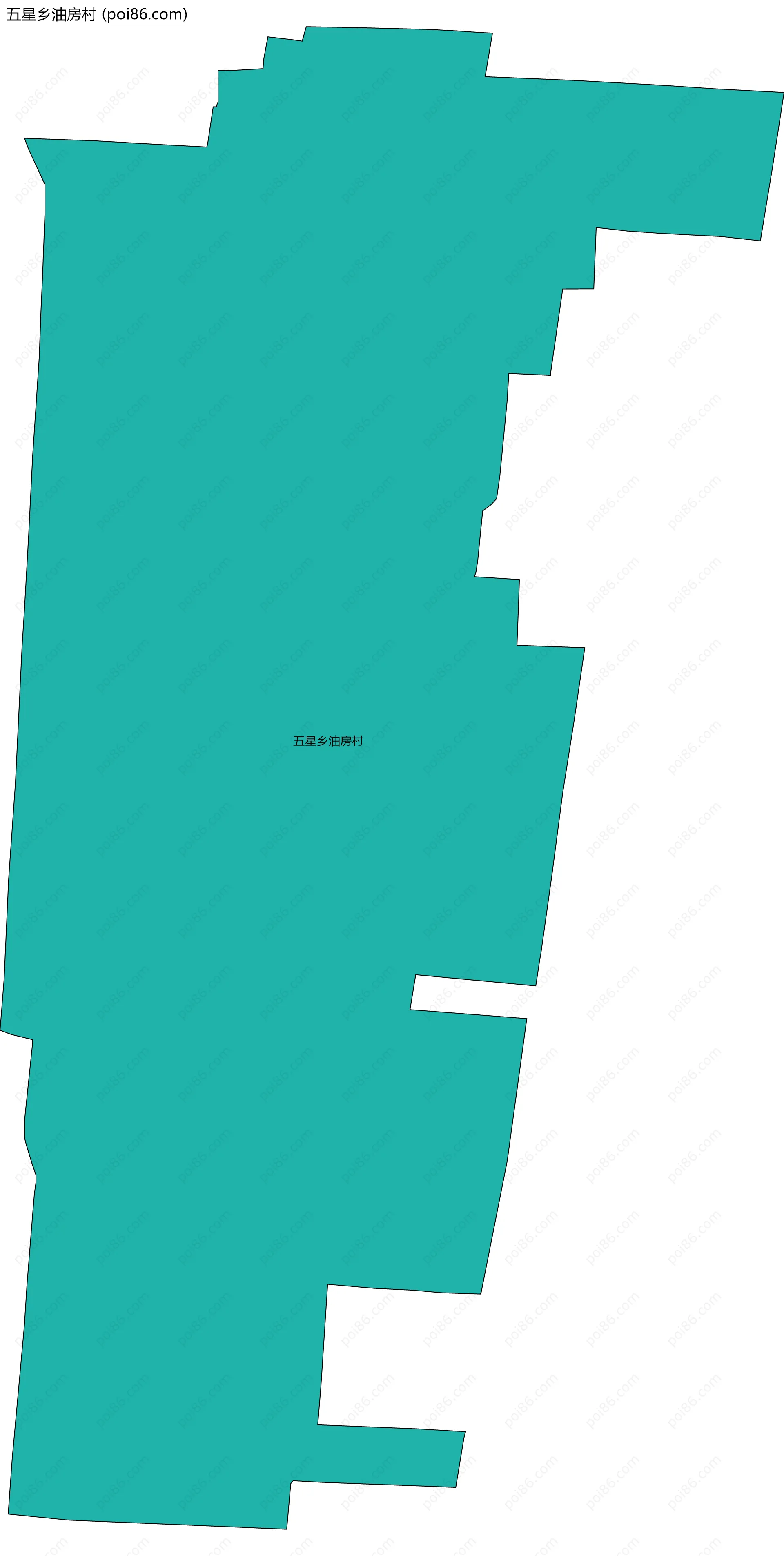 五星乡油房村边界地图