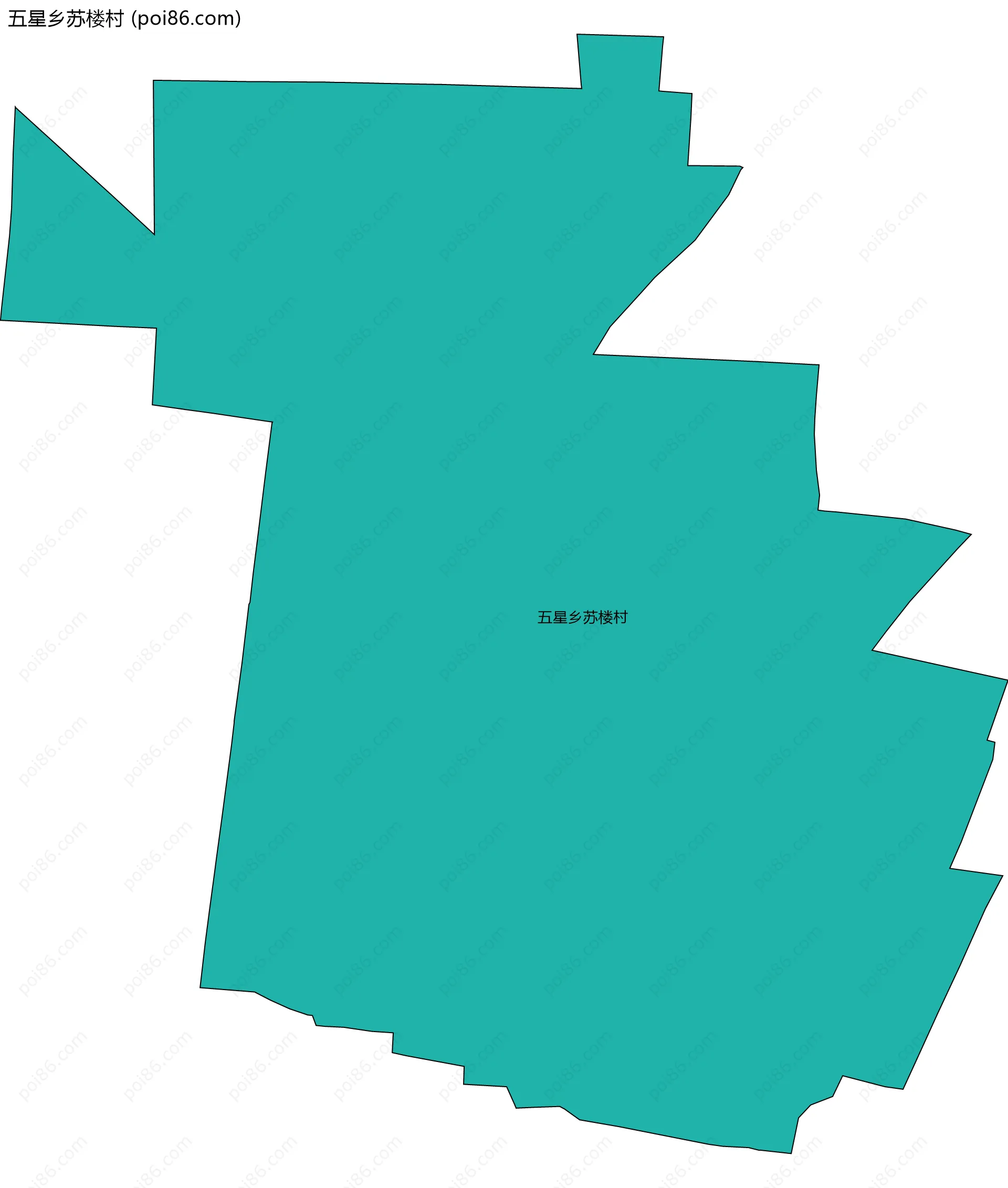 五星乡苏楼村边界地图
