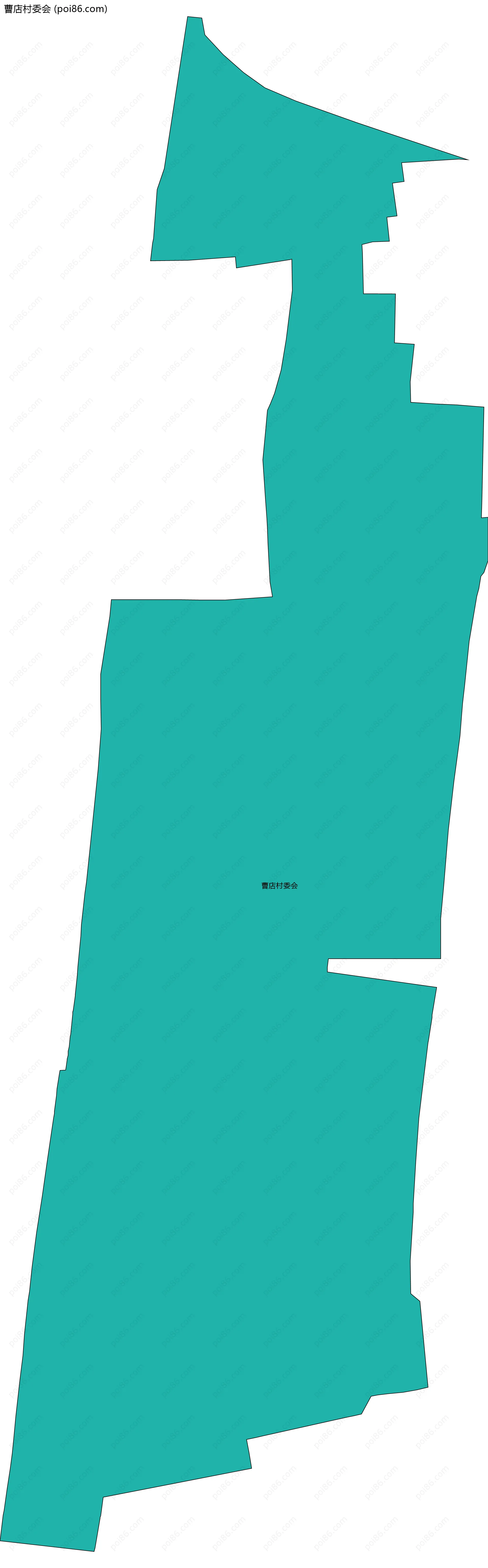 曹店村委会边界地图