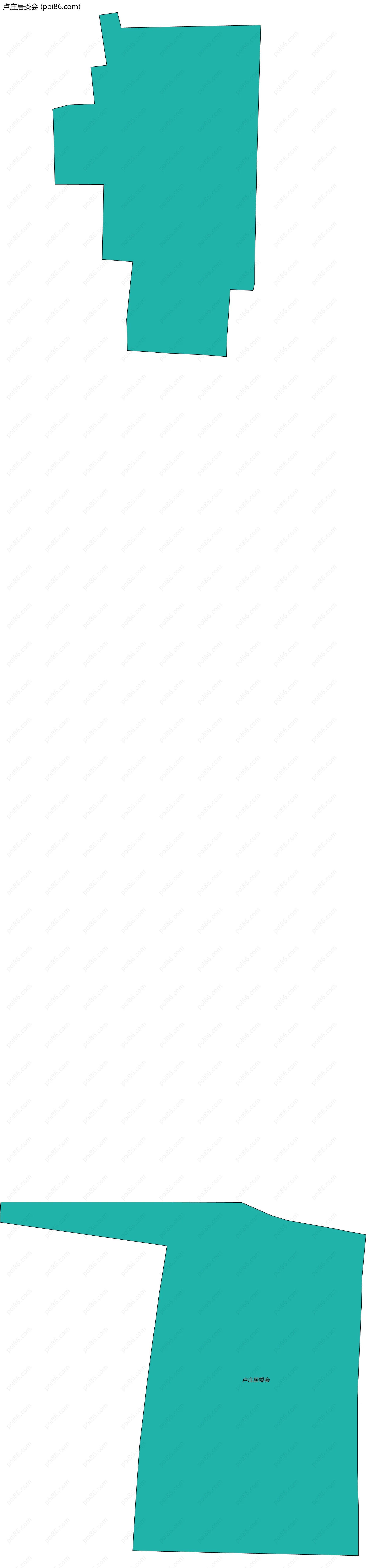 卢庄居委会边界地图