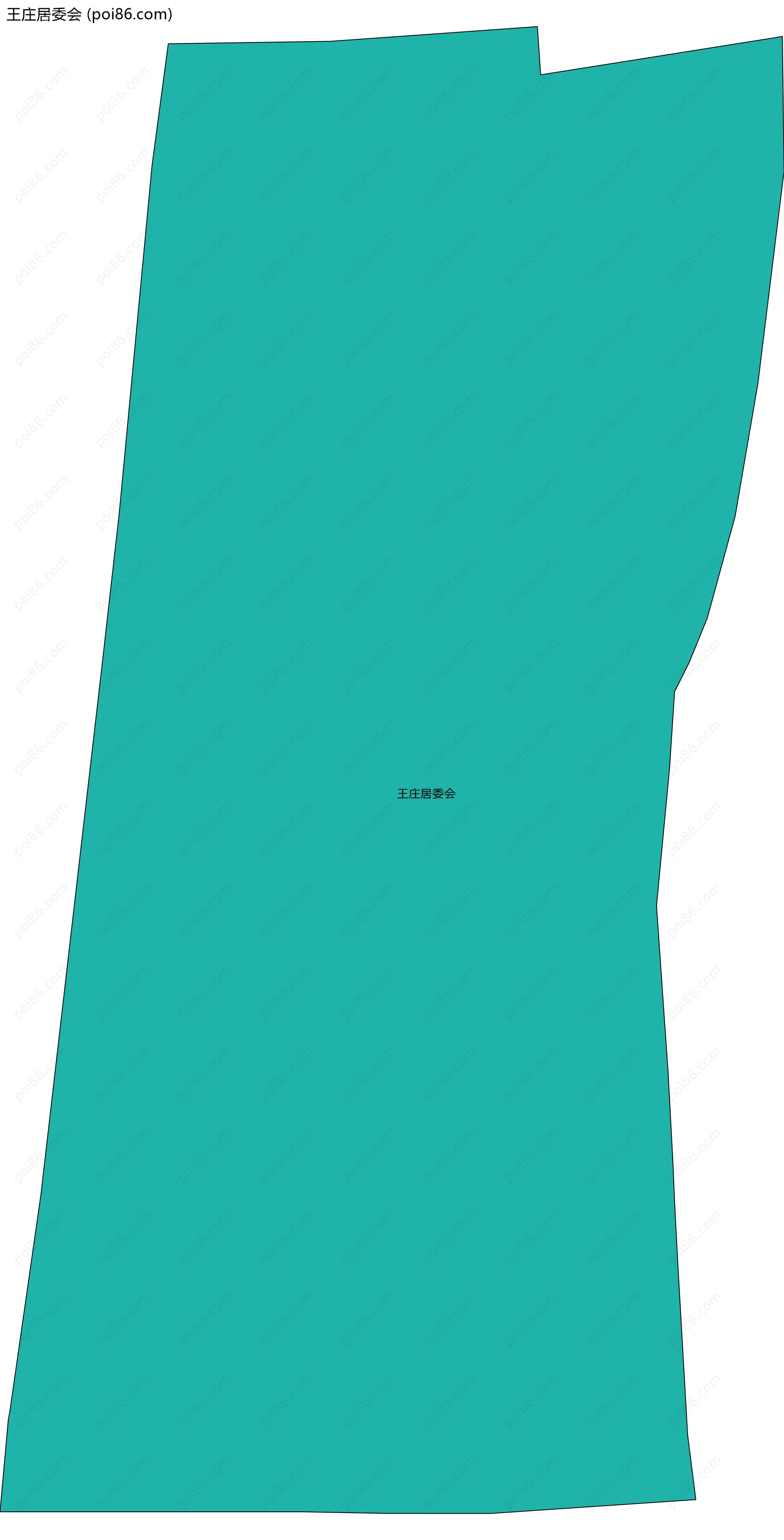 王庄居委会边界地图