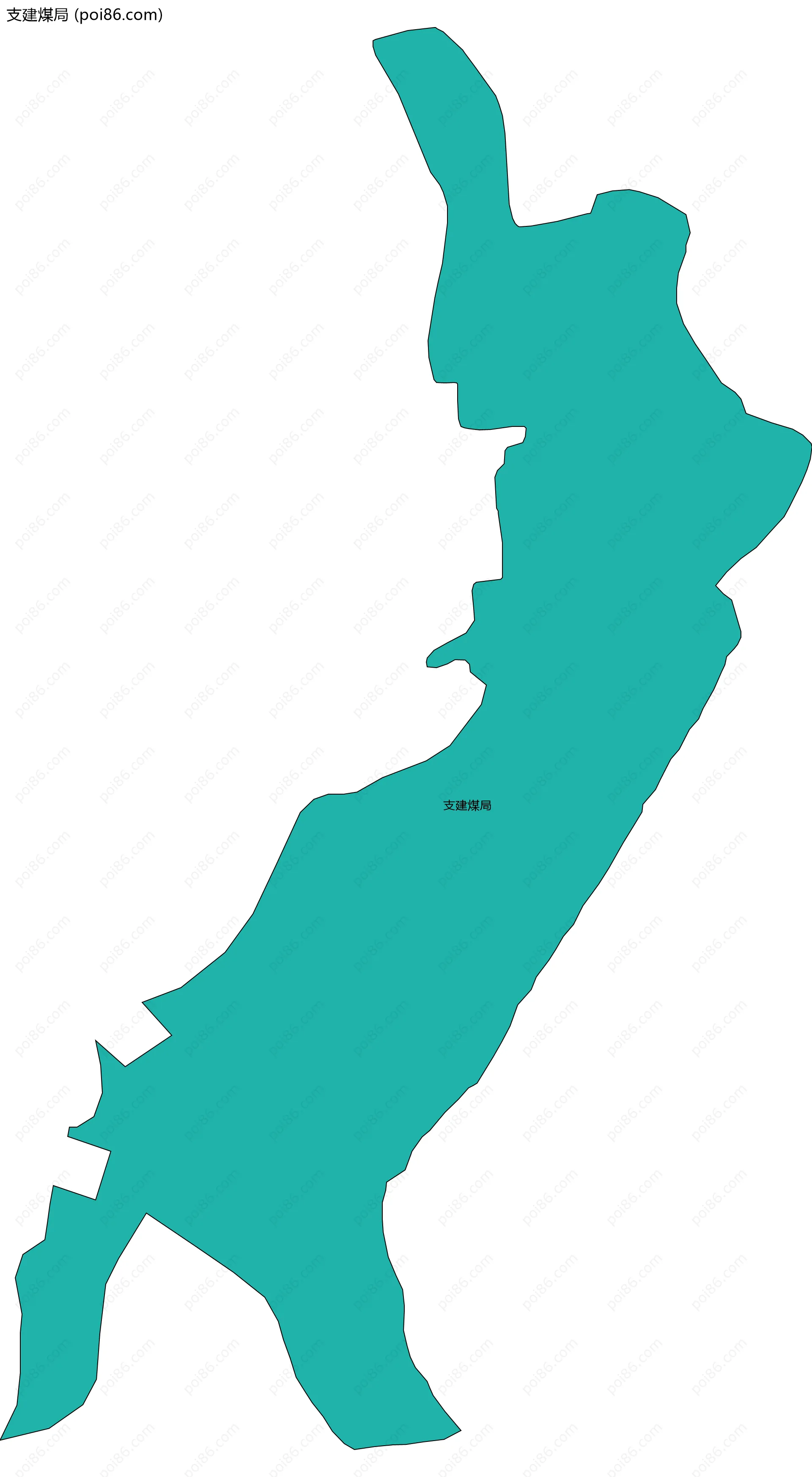 支建煤局边界地图