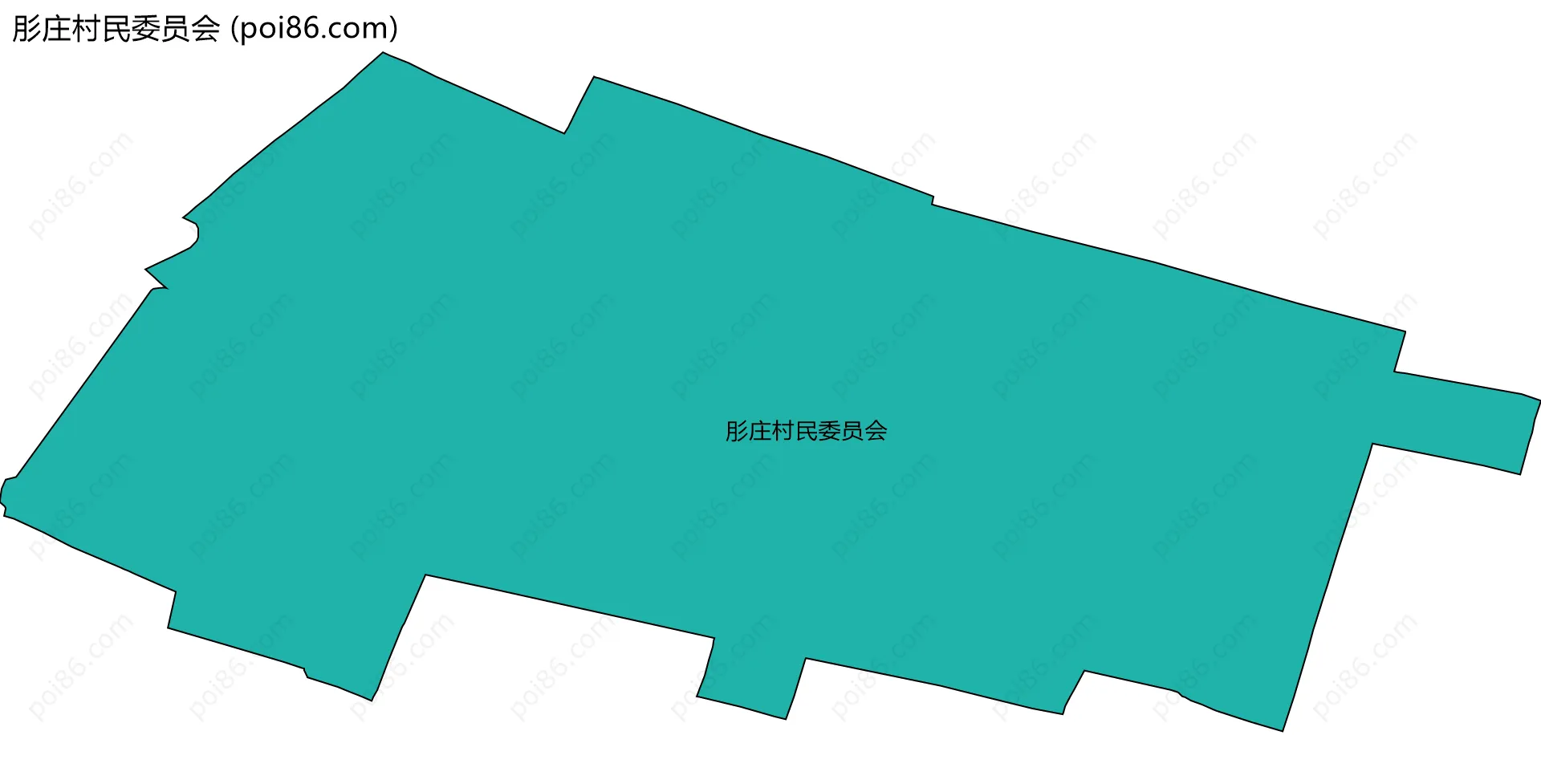 肜庄村民委员会边界地图