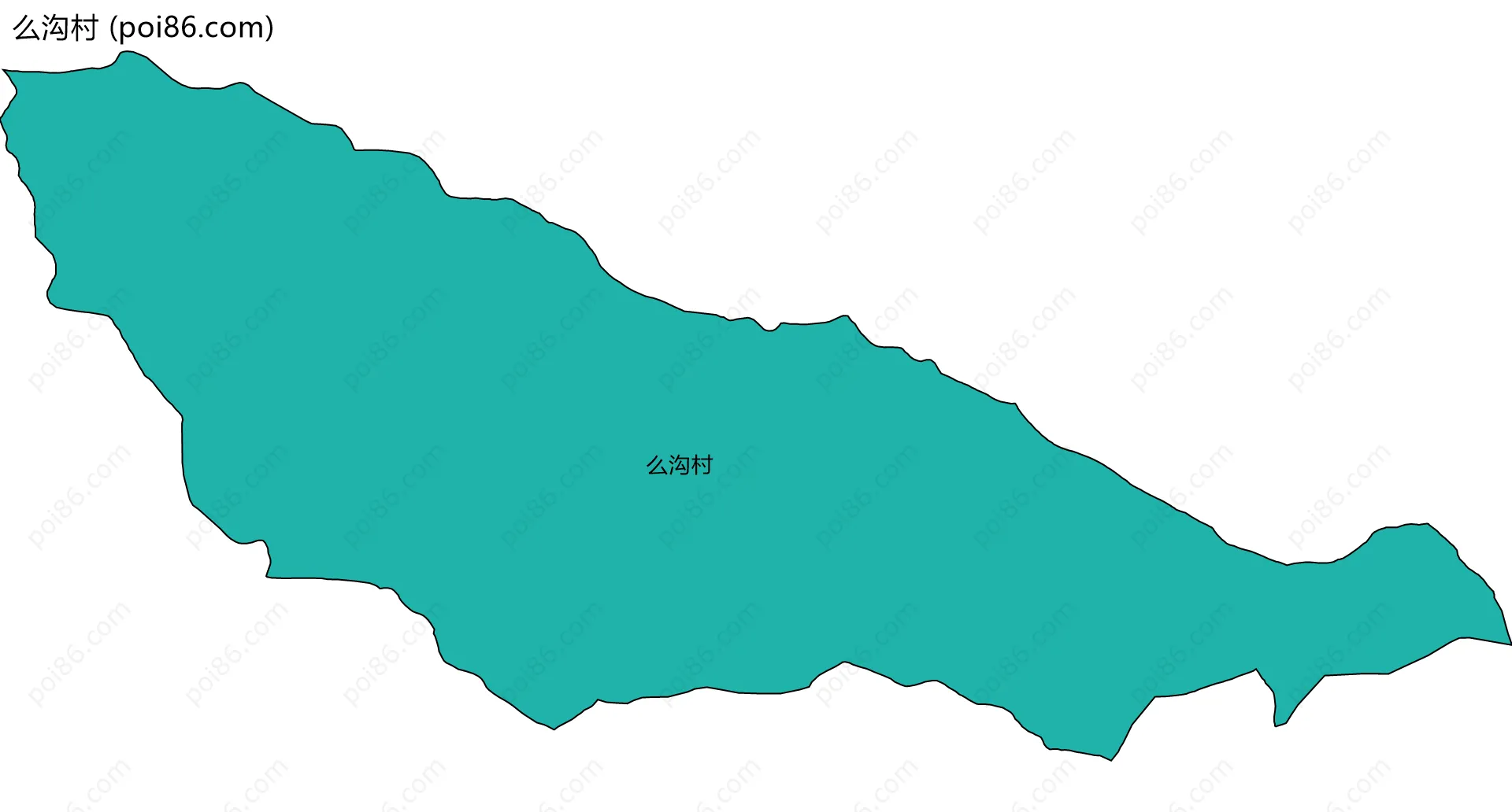 么沟村边界地图