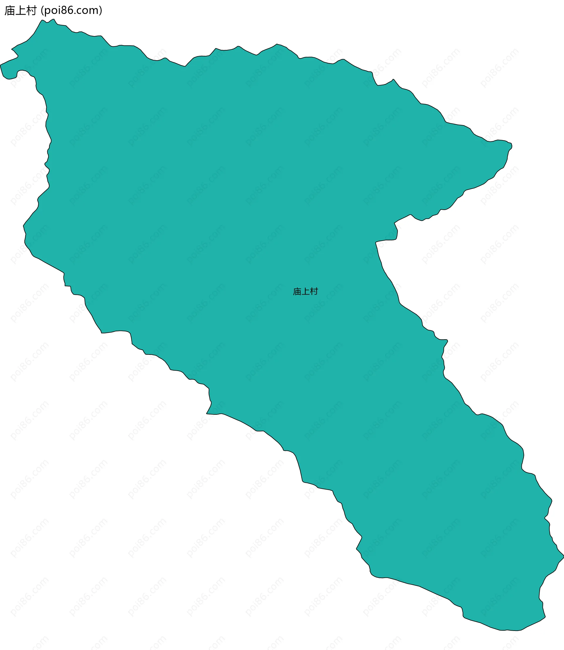 庙上村边界地图