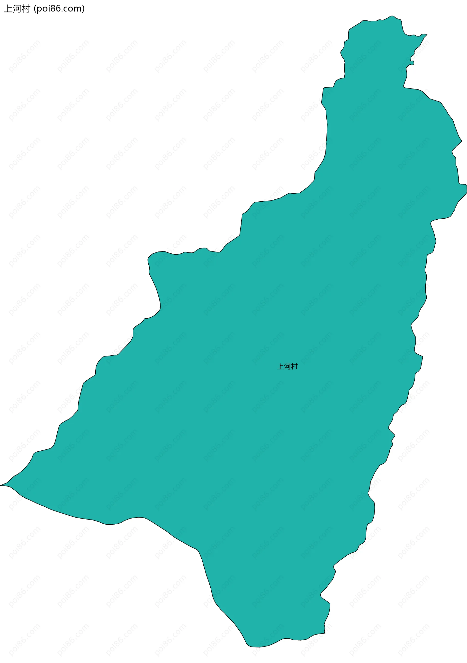 上河村边界地图