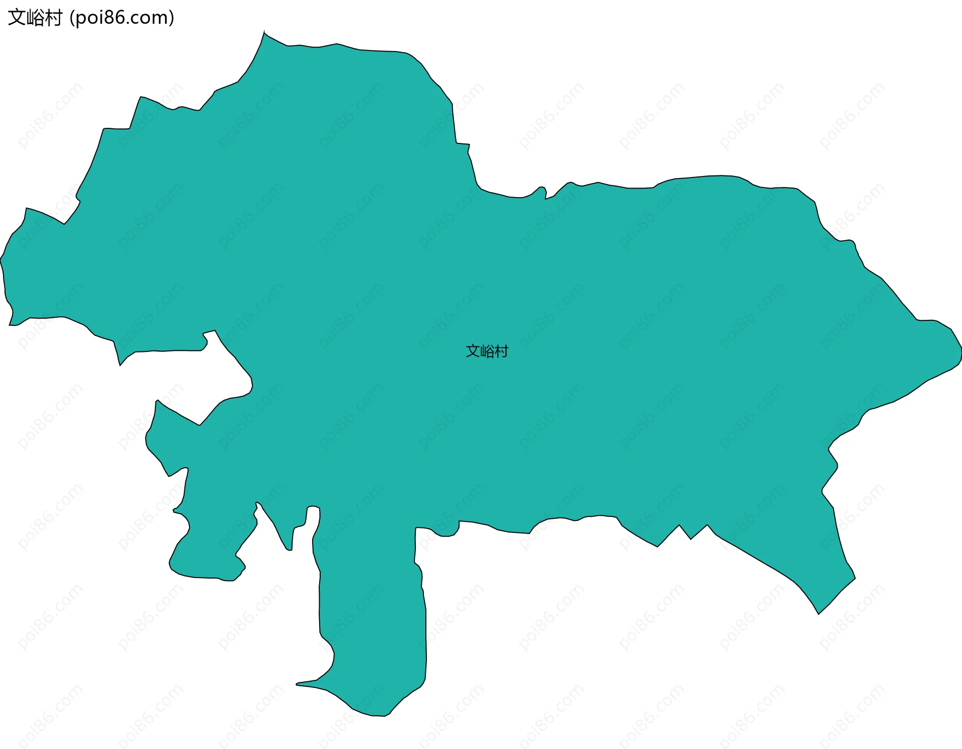 文峪村边界地图