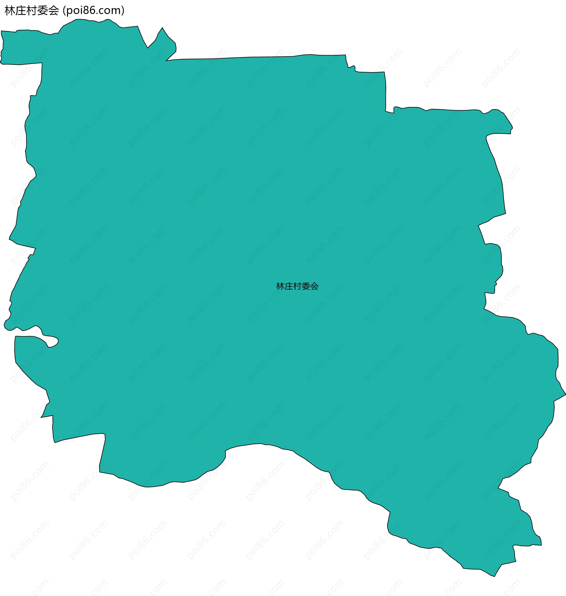 林庄村委会边界地图