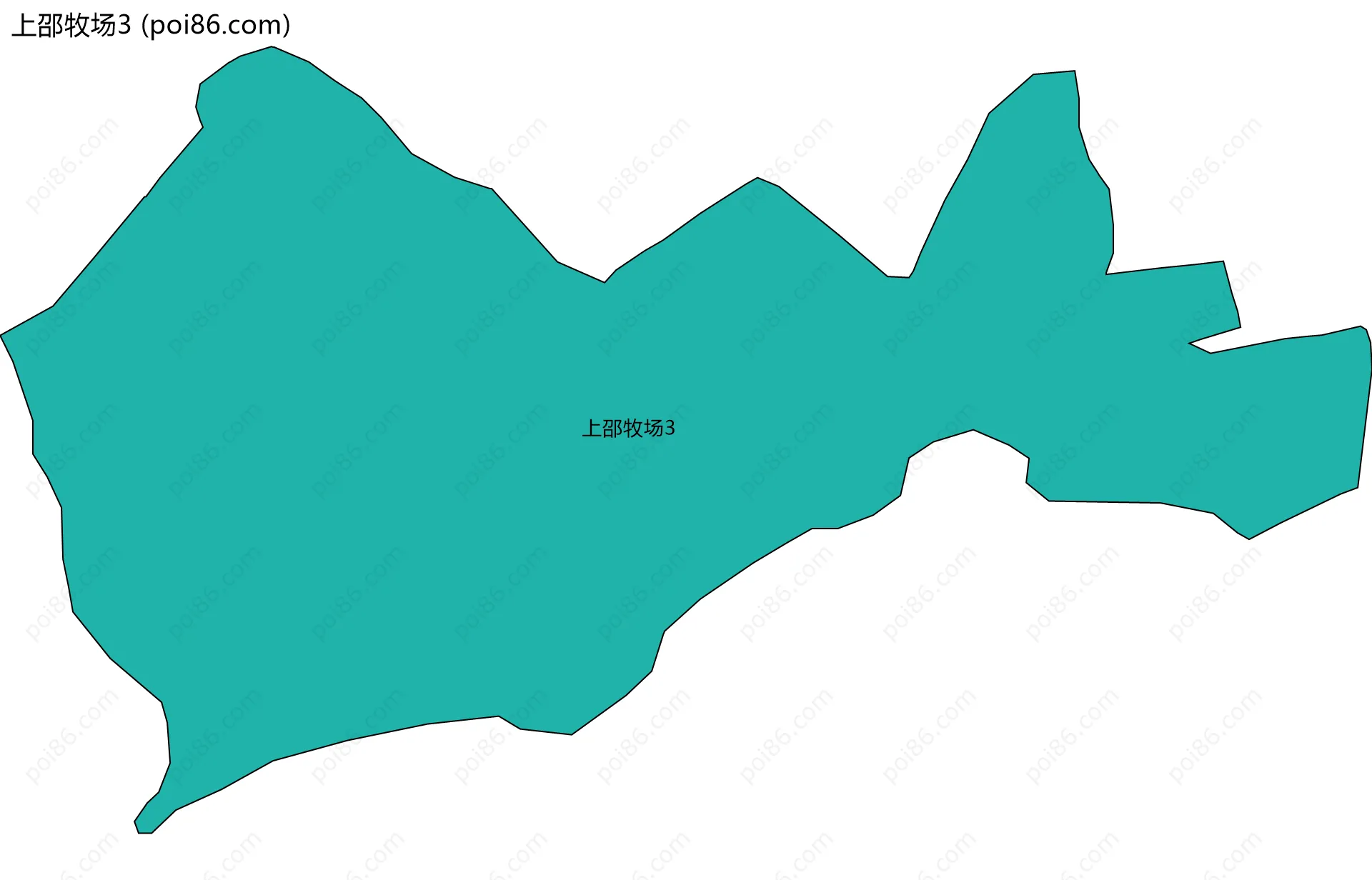 上邵牧场3边界地图