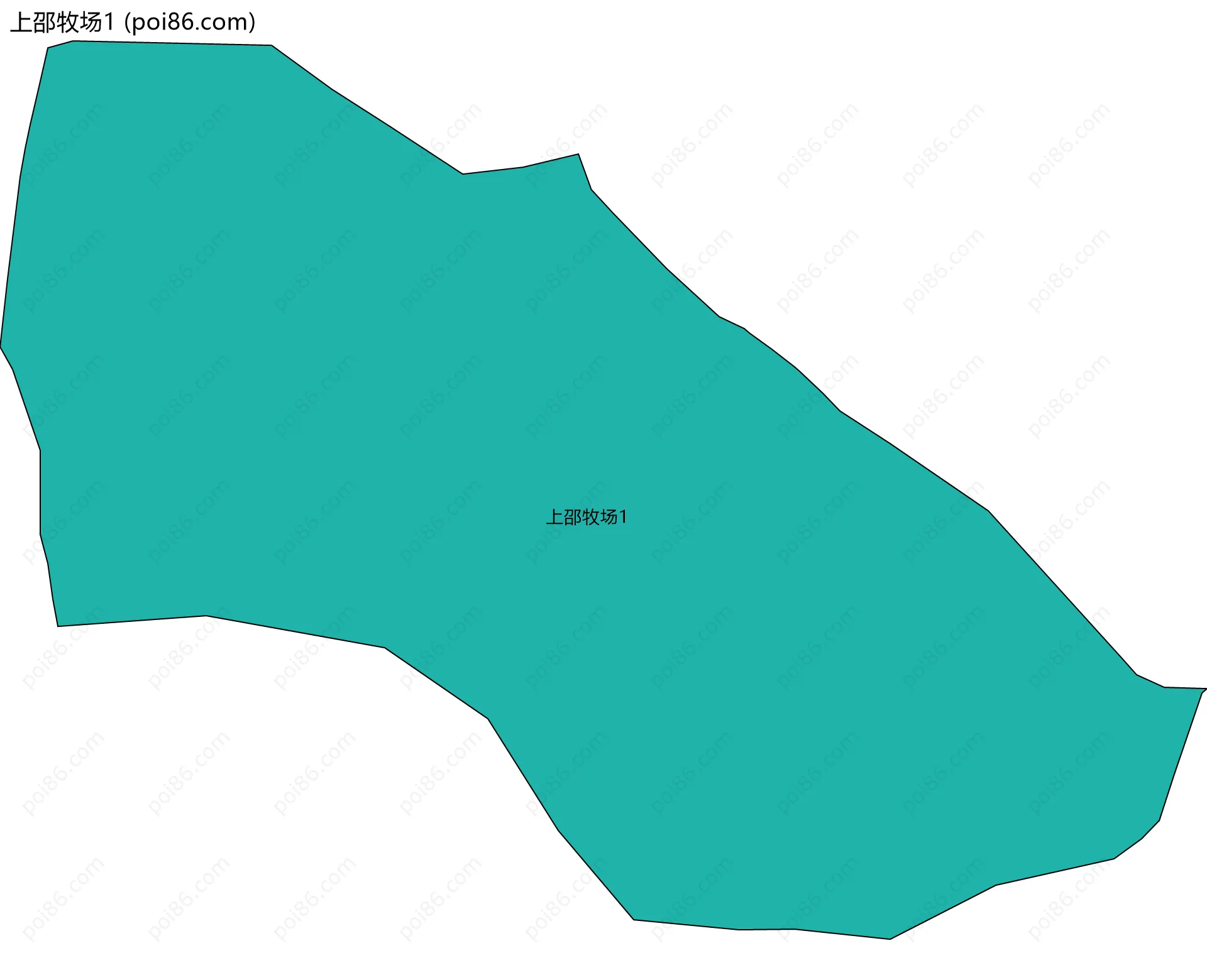上邵牧场1边界地图