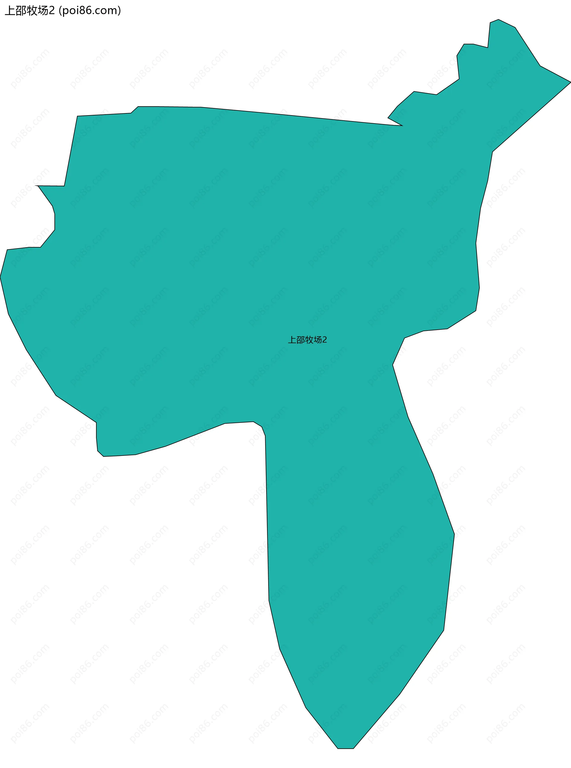 上邵牧场2边界地图